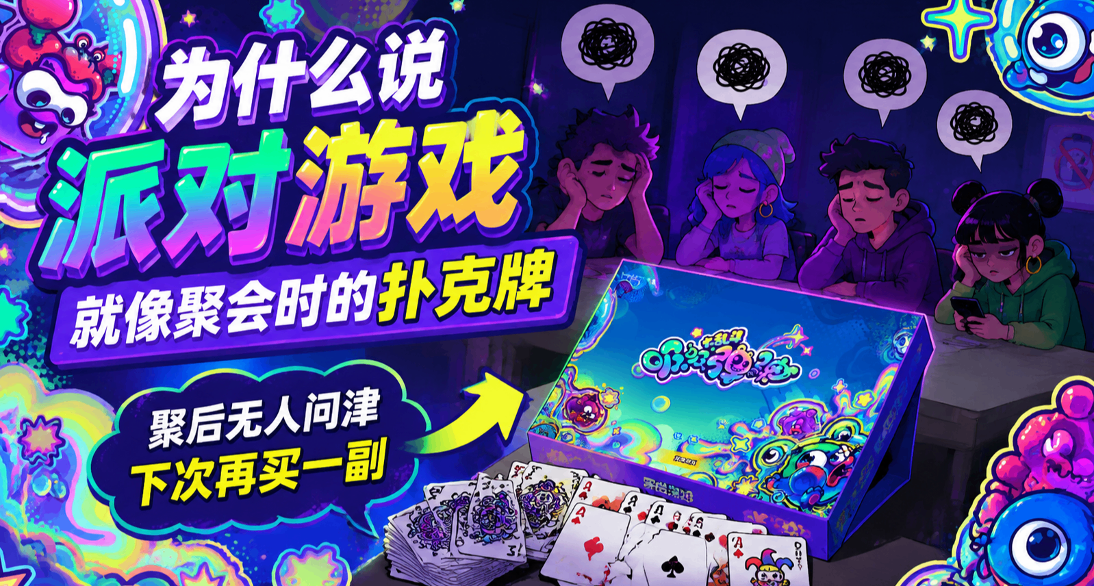 爲什麼說派對遊戲就像聚會時的撲克牌，聚後無人問津下次再買一副