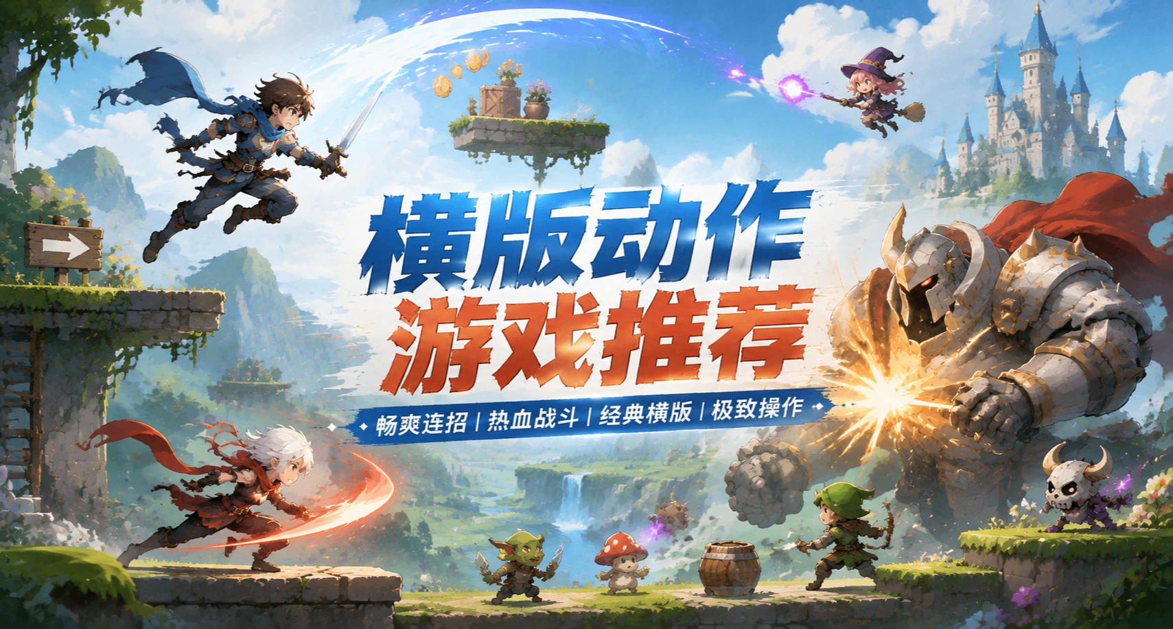 從小喜歡玩造夢西遊？這幾款橫版遊戲不容錯過！