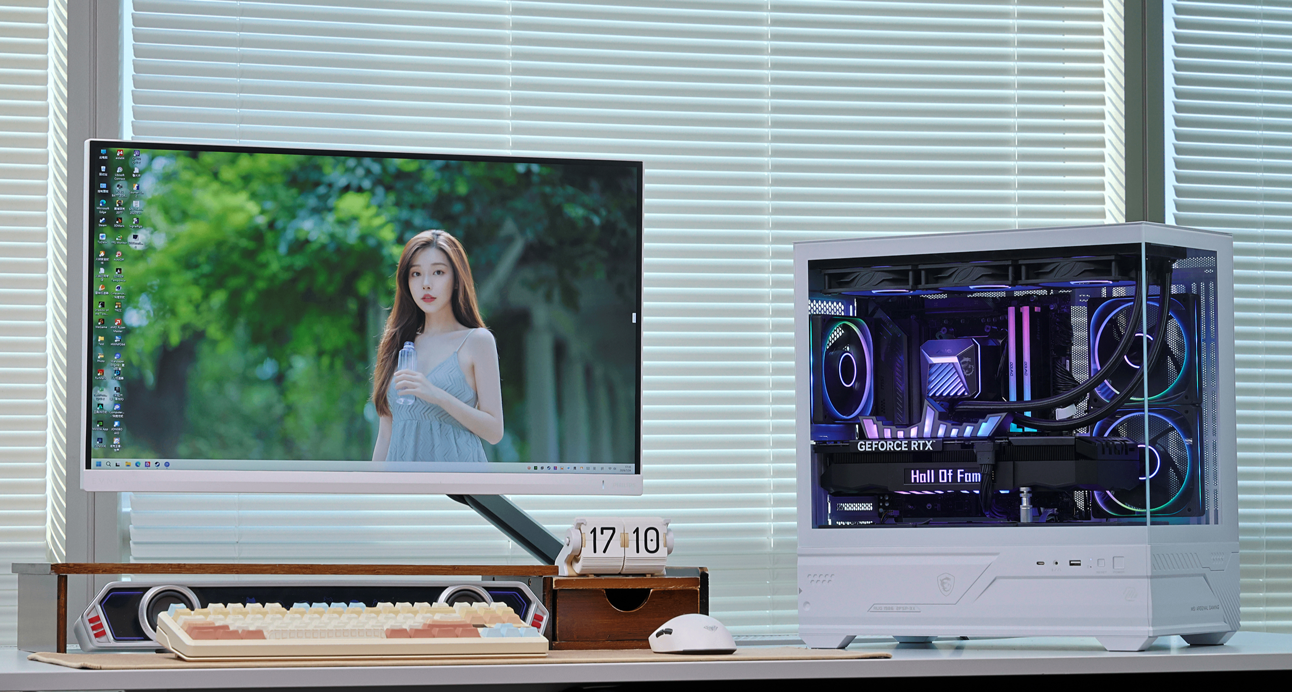 硬件暴漲後含淚高配裝機分享：98X3D+5080HOF+微星全家桶海景房