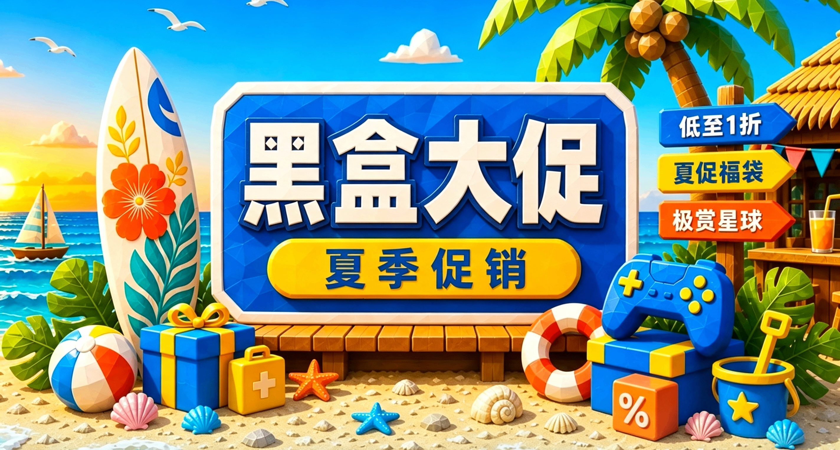 【限時撿漏】10元骨折封頂！“黑盒大促”專場！等等黨終極勝利！