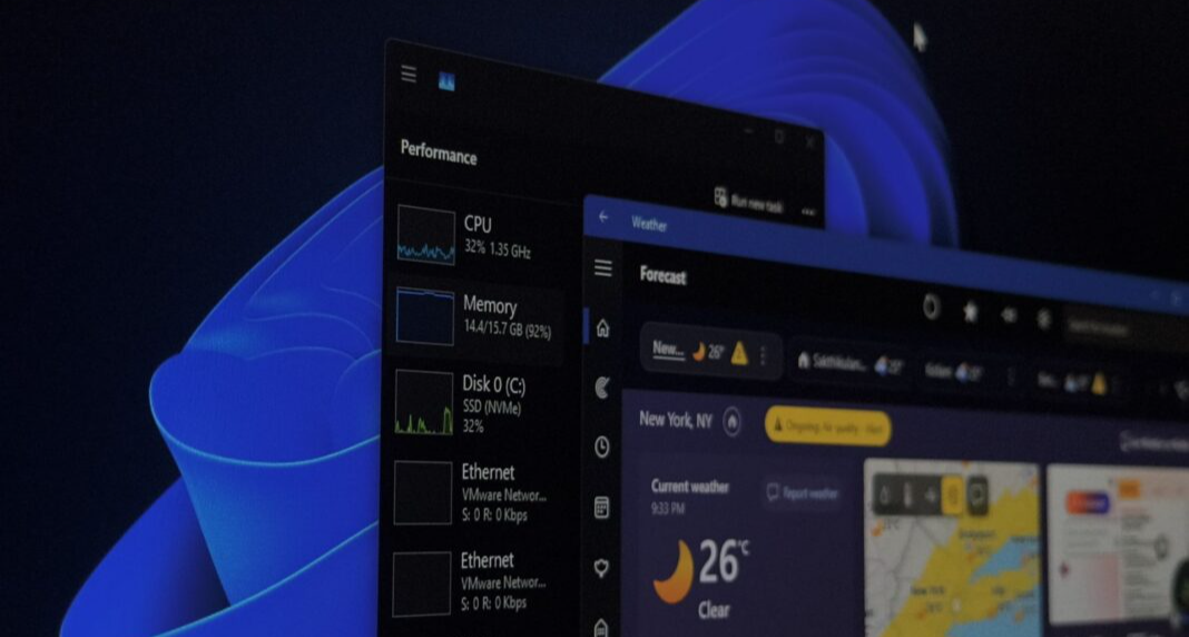 以防你不知道：Win11的天气要占1G内存，是macOS天气的5倍