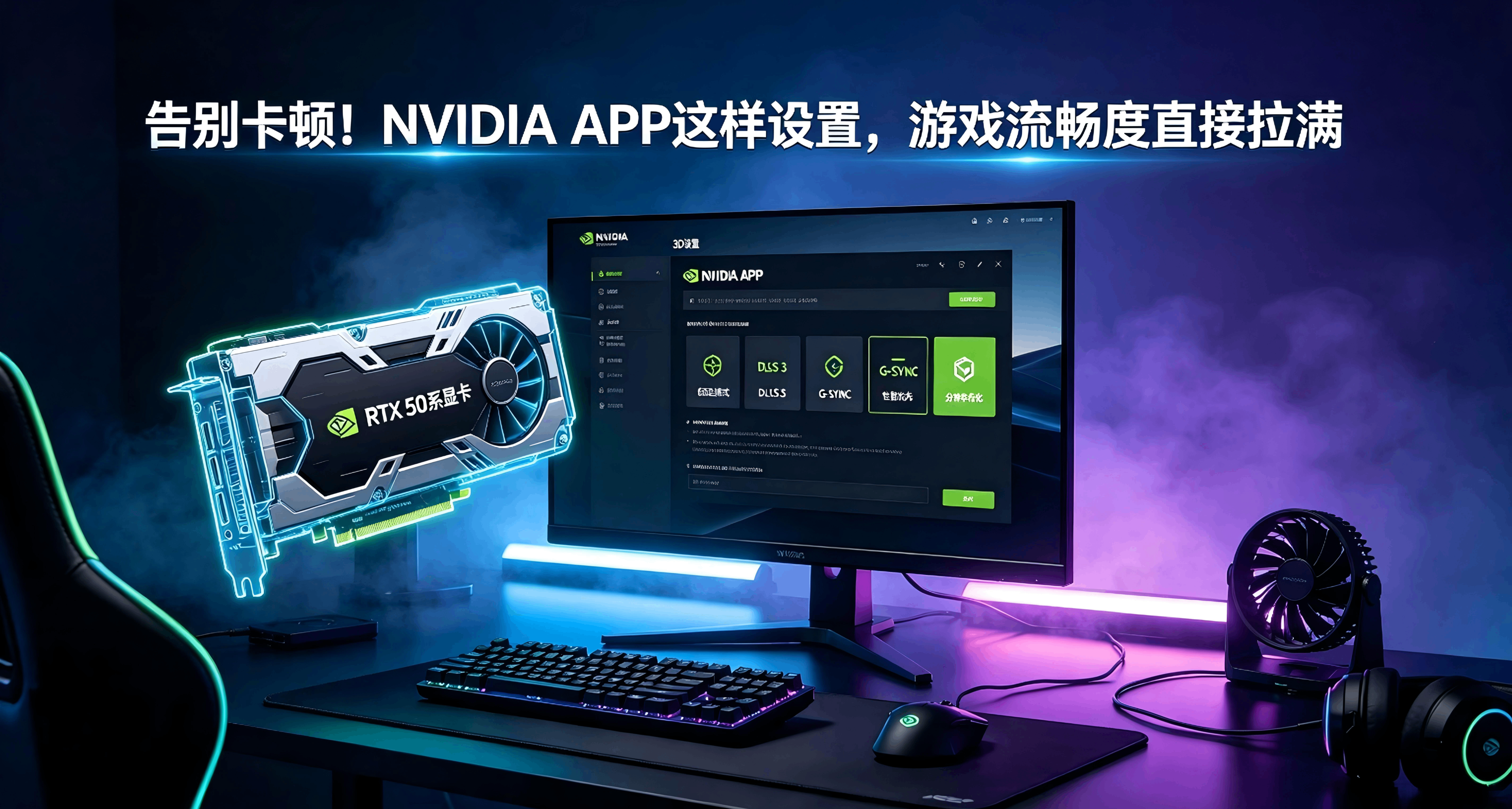 告別卡頓！NVIDIA APP這樣設置，遊戲流暢度直接拉滿