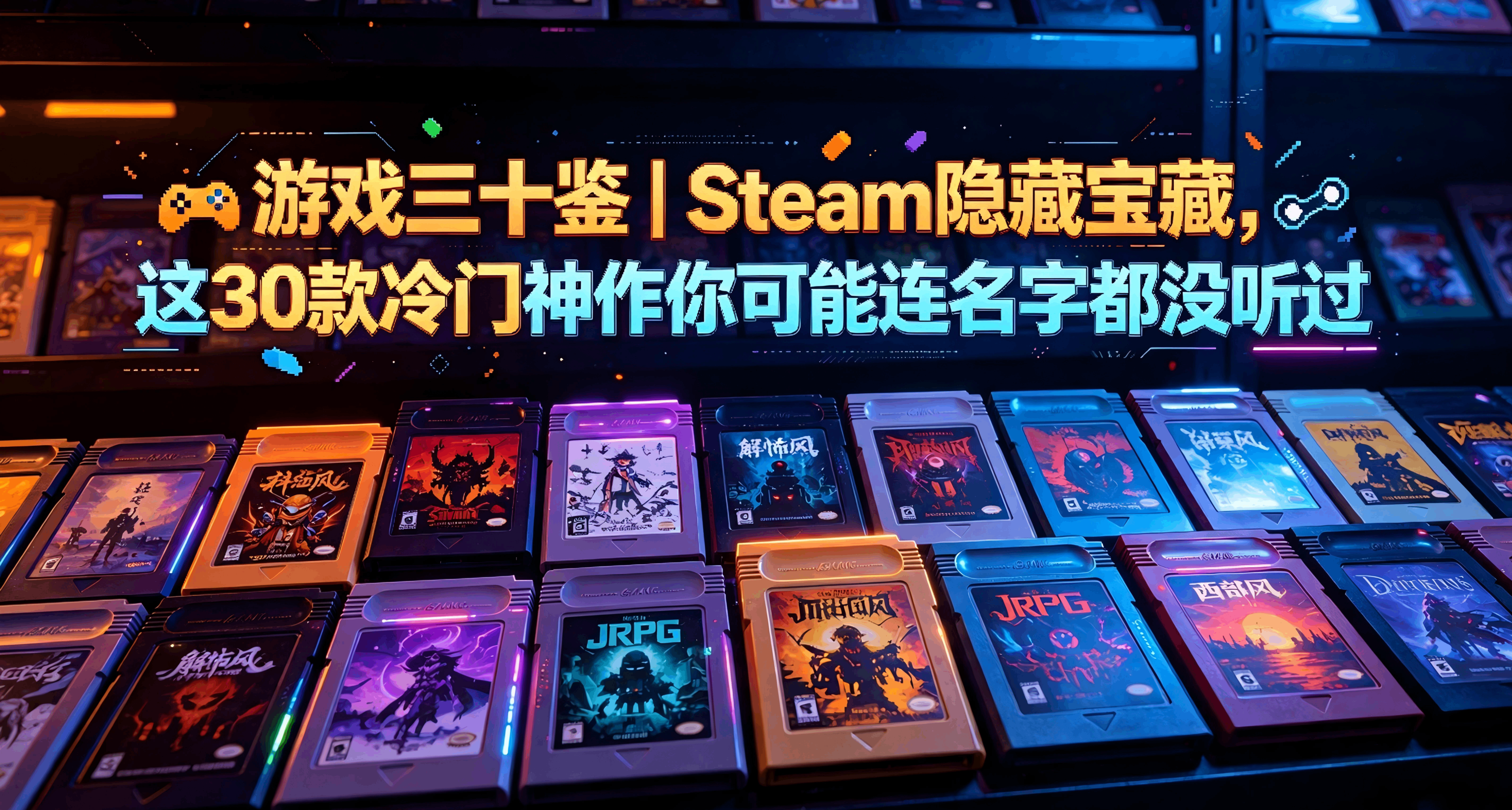 游戏三十鉴 | Steam隐藏宝藏，这30款冷门神作你可能名字都没听过