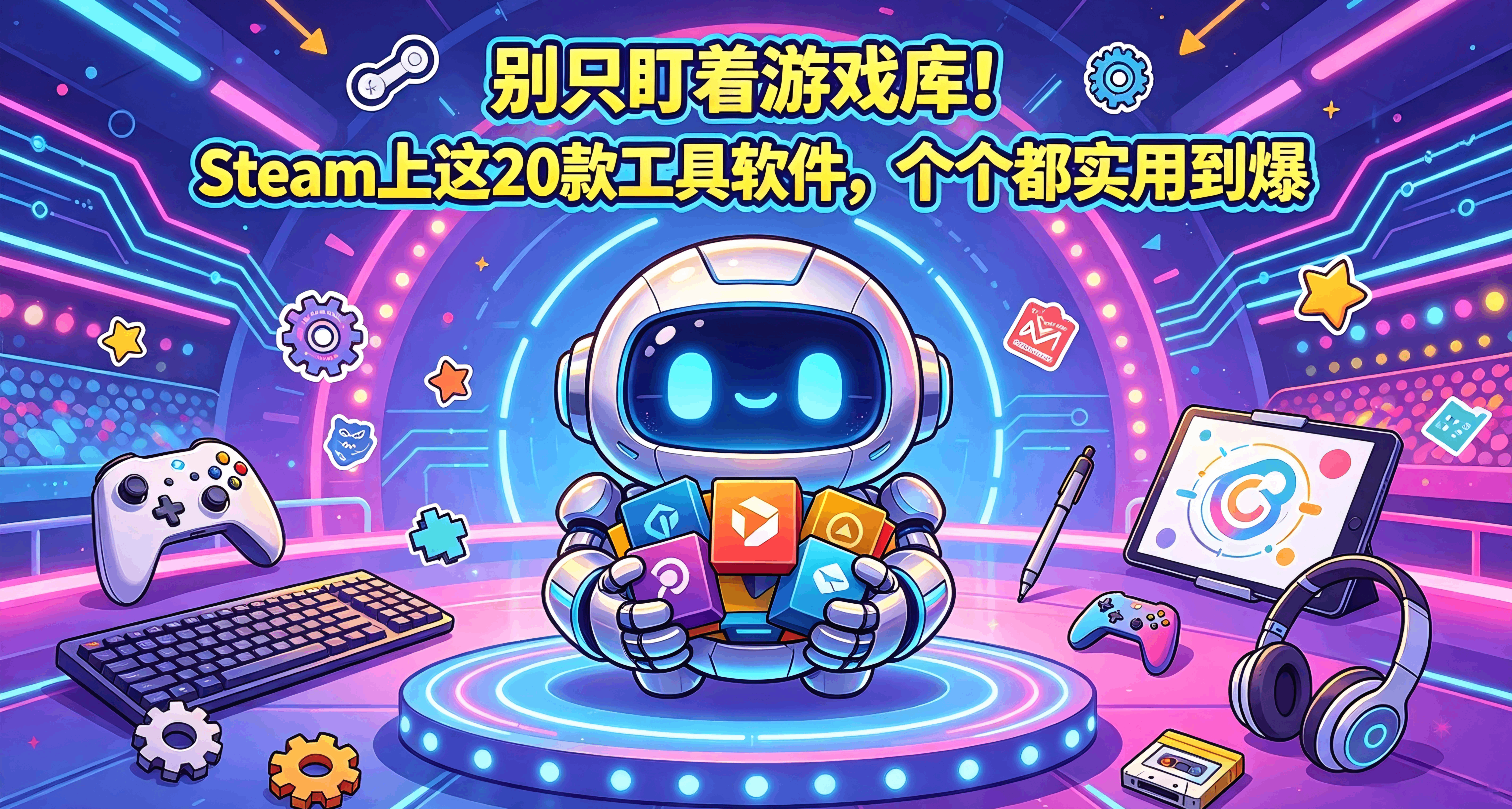 別隻盯着遊戲庫！Steam上這20款工具軟件，個個都實用到爆