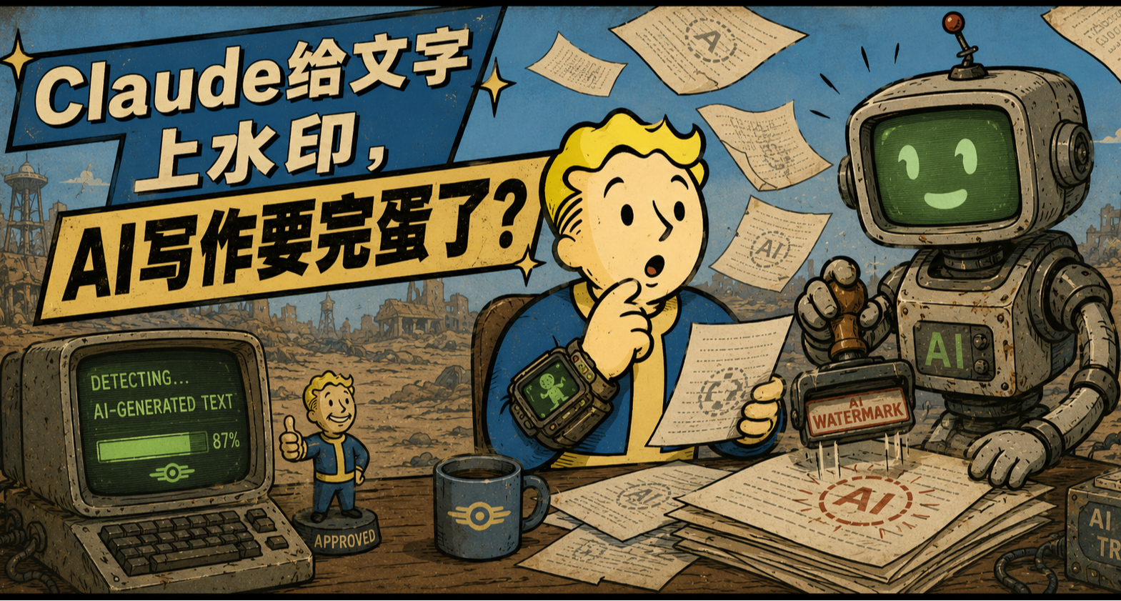 Claude给文字上水印，AI写作要完蛋了？