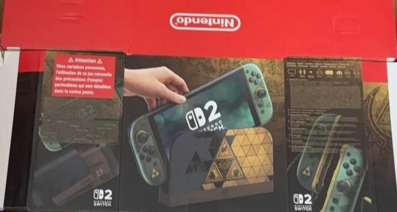 《塞爾達傳說》40週年Switch 2主機及Pro手柄設計泄露！