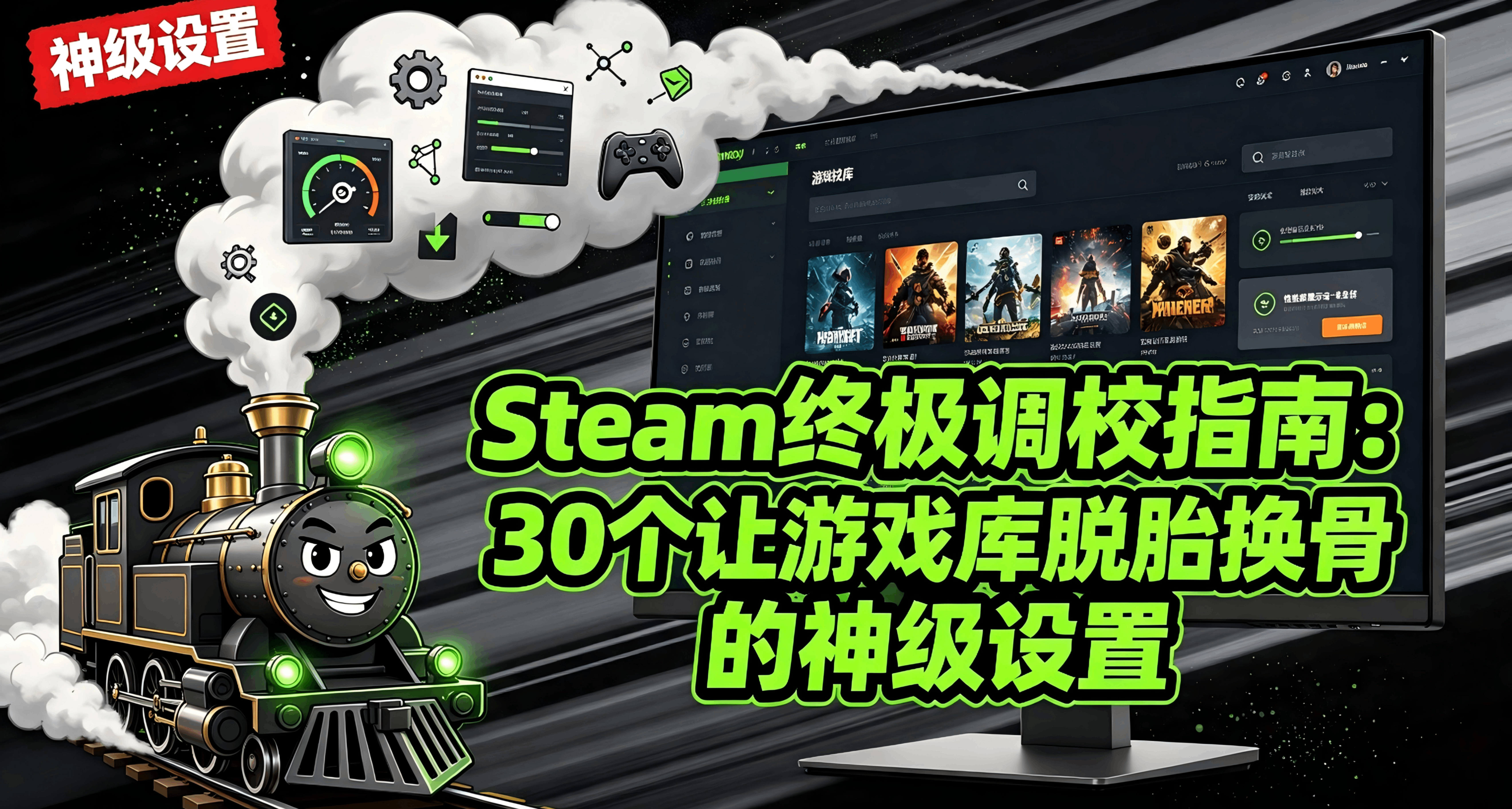 Steam終極調校指南：30個讓遊戲庫脫胎換骨的神級設置