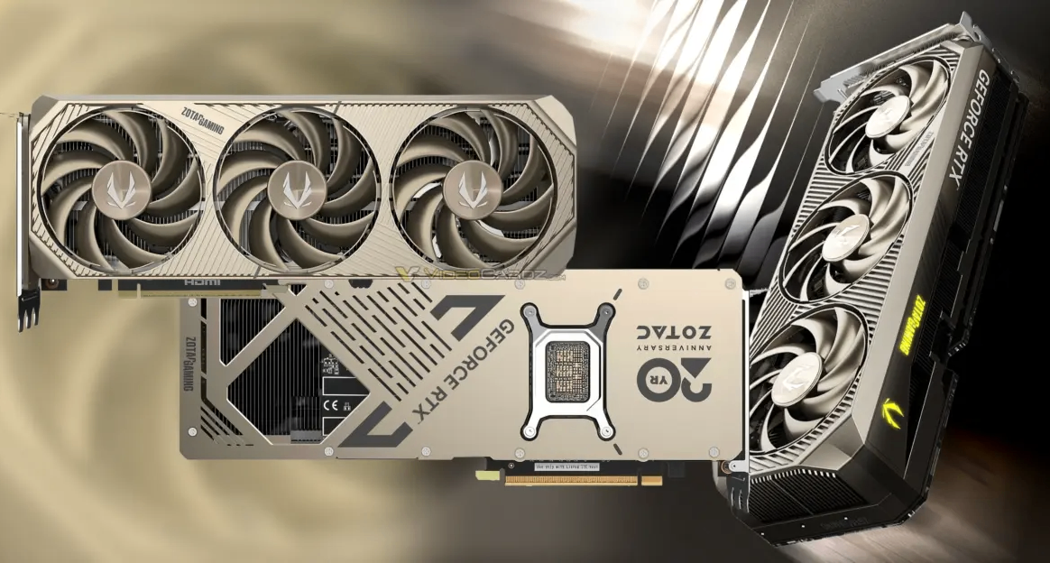 索泰發佈 GeForce RTX 5080 20 週年紀念版