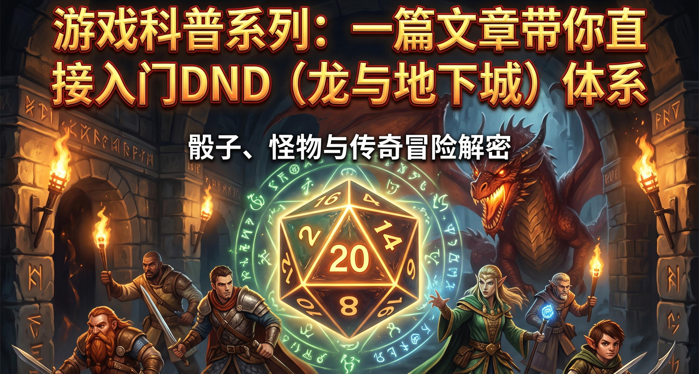 游戏科普系列：一篇文章带你直接入门DND（龙与地下城）体系