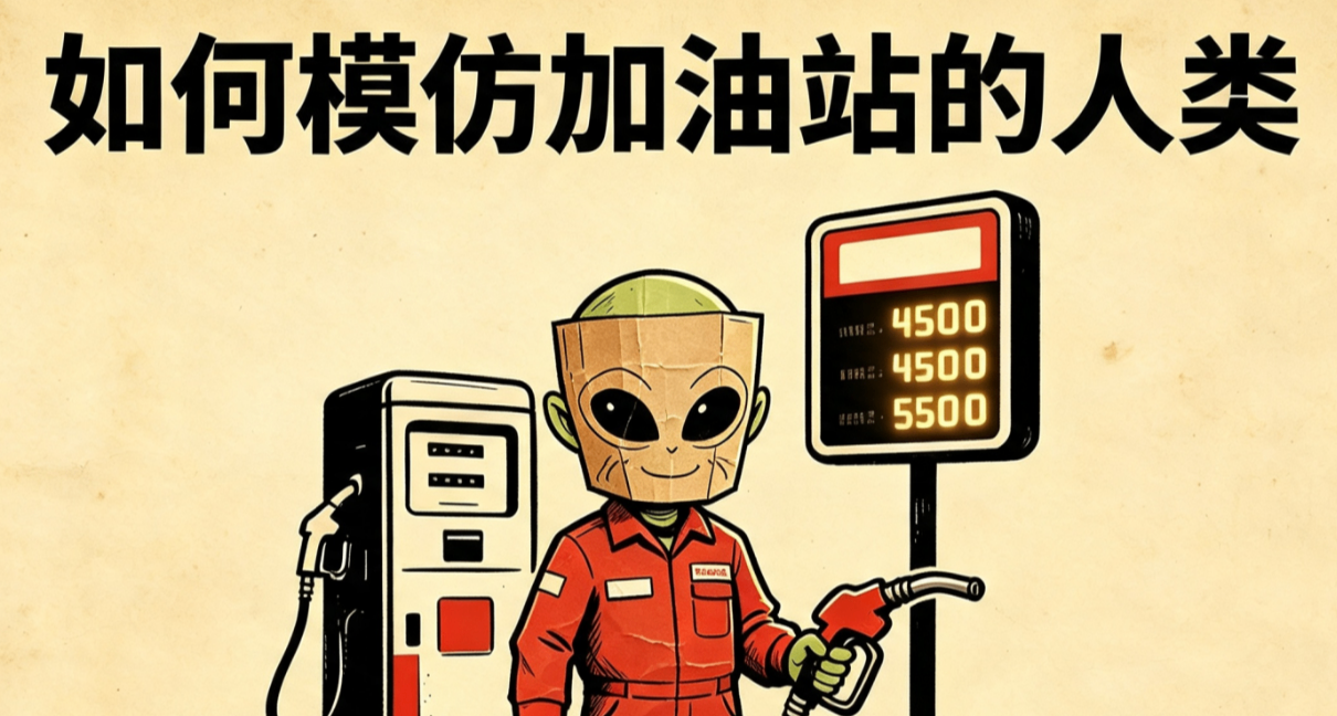 👽外星人必看!如何模仿加油站的人类