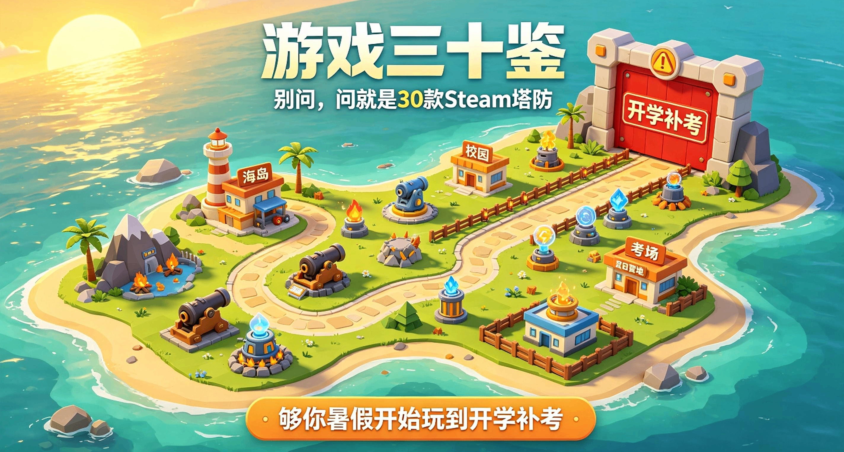 遊戲三十鑑：別問，問就是30款Steam塔防夠你暑假開始玩到開學補考