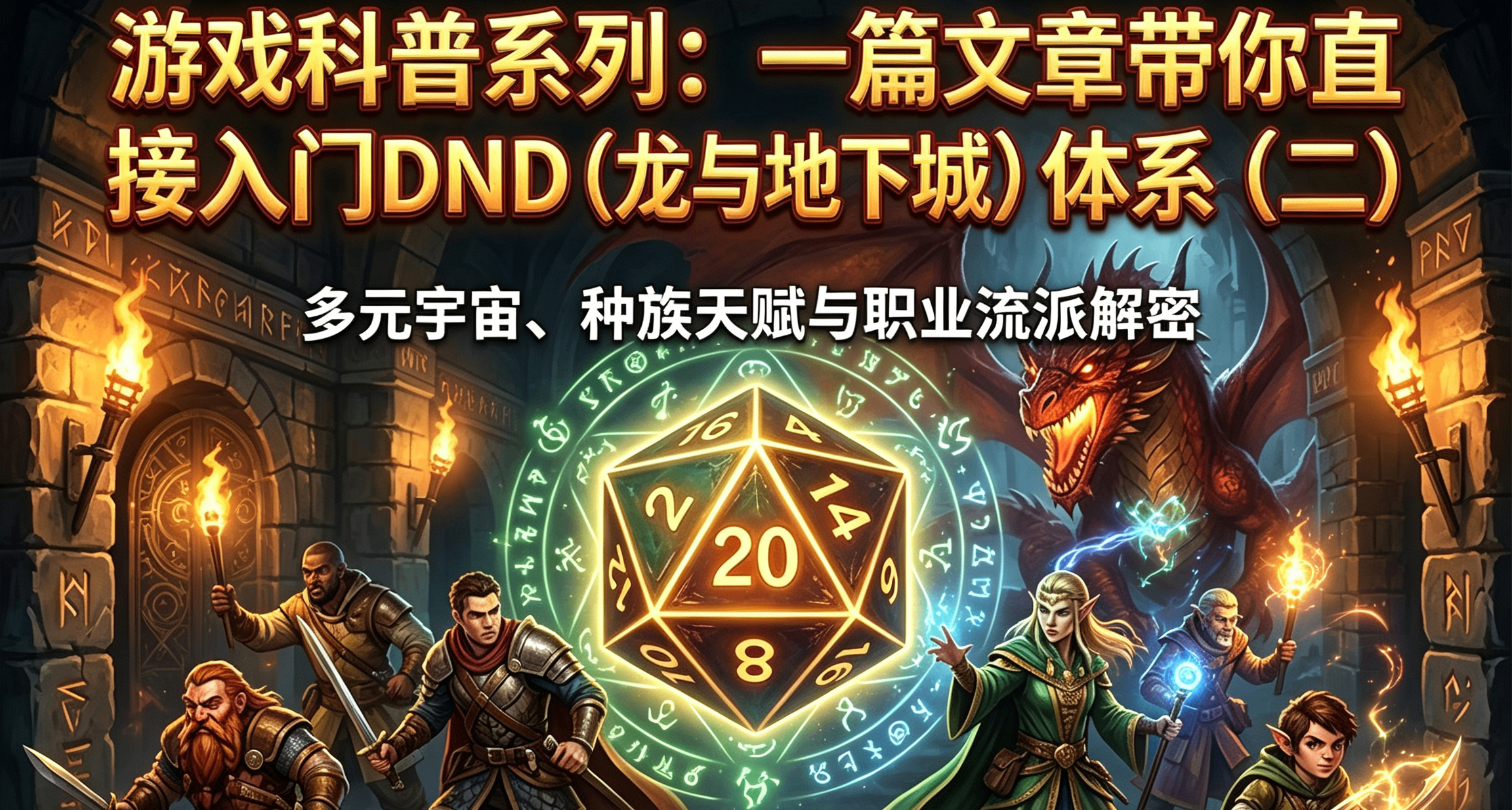 游戏科普系列：一篇文章带你直接入门DND（龙与地下城）体系（二）