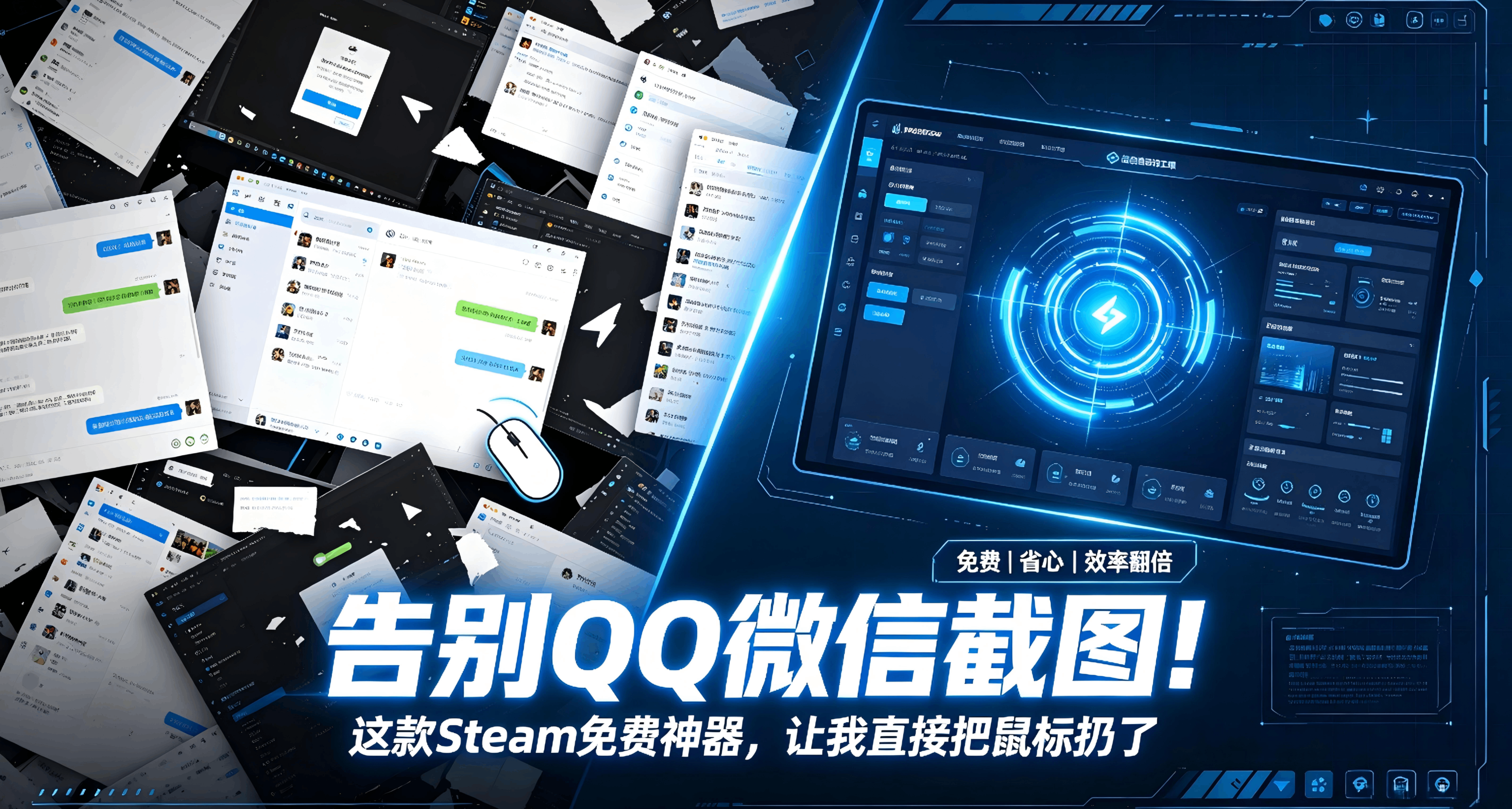 告别QQ微信截图！这款Steam免费神器，让我直接把鼠标扔了