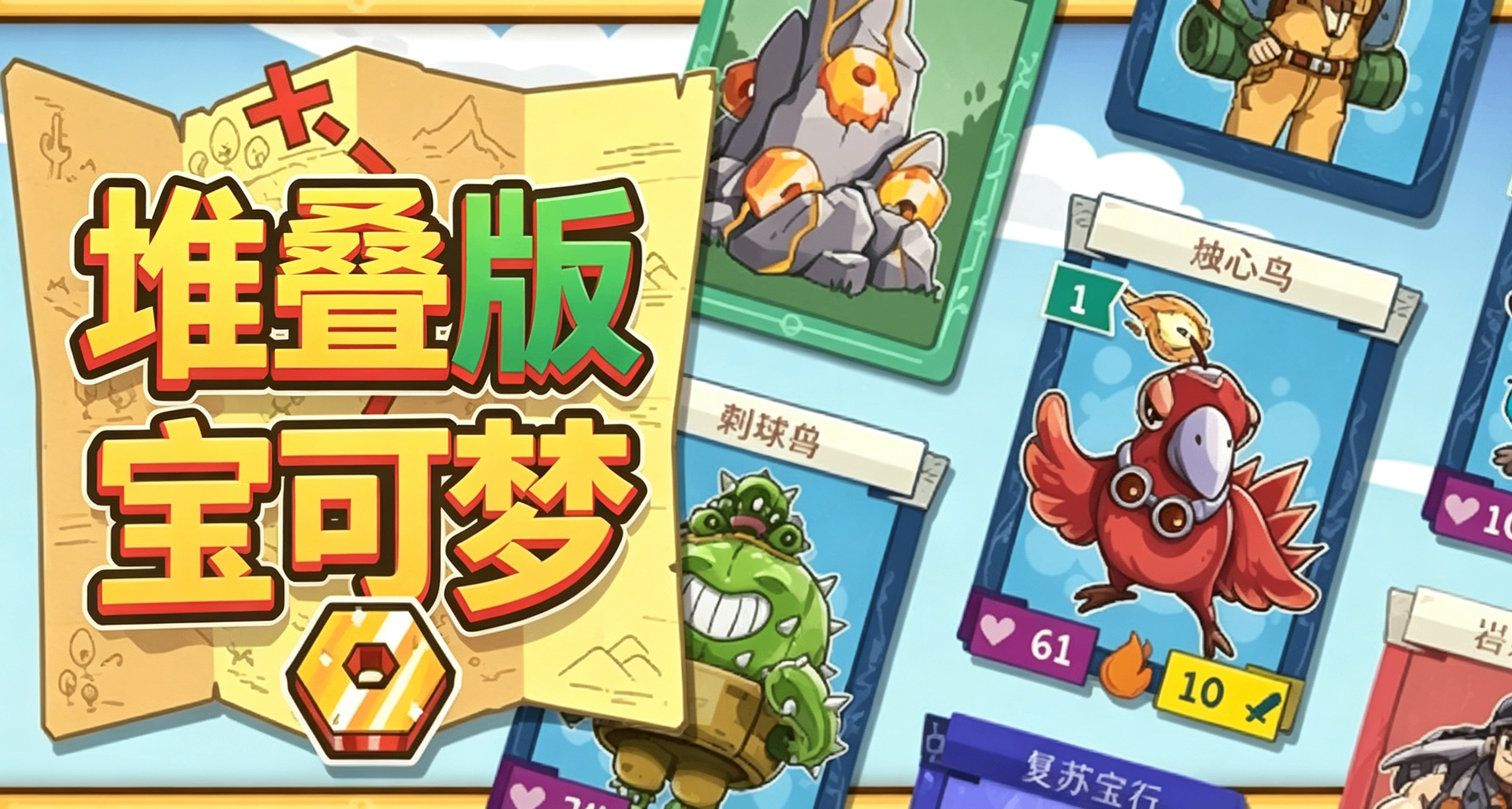 堆叠大陆遇上宝可梦《堆叠妖怪》是否值得入手？