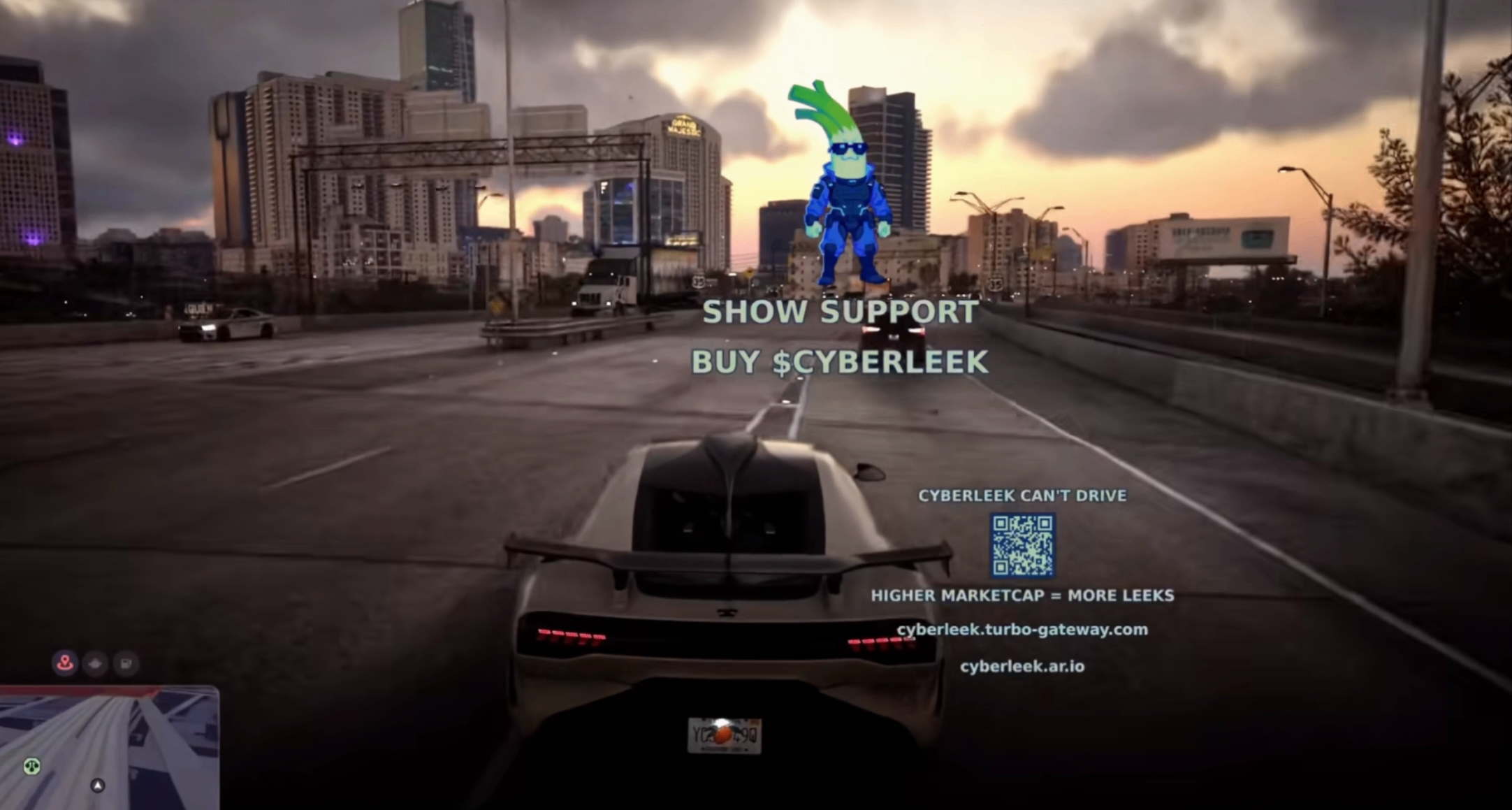 《GTA6》第六支泄露片段流出：黃昏城市下跑車穿行！