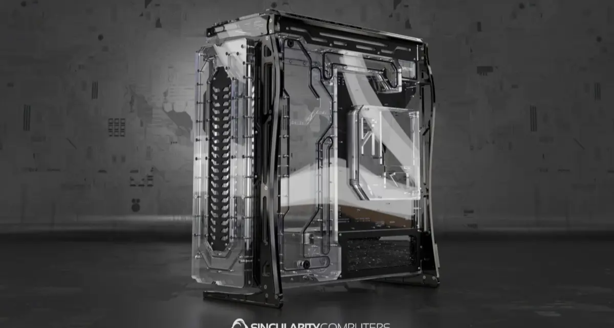 奇点推出集成水冷全塔机箱：支持PCIe 5.0显卡竖装，起售价14000元