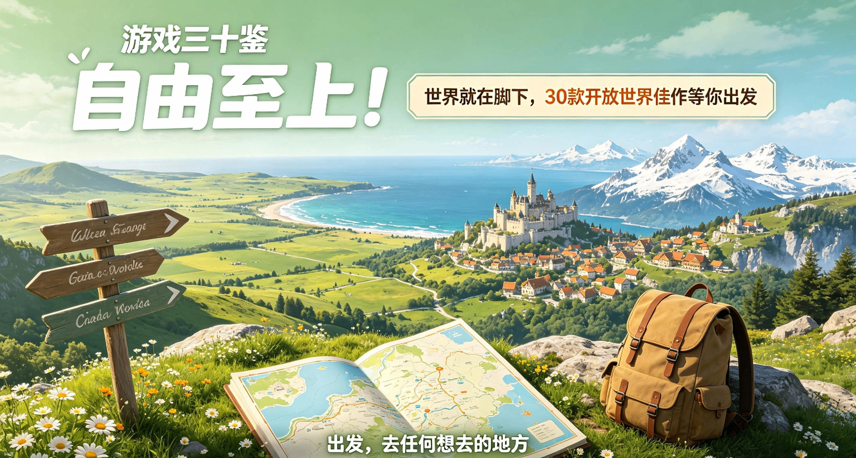 游戏三十鉴：自由至上！世界就在脚下，30款开放世界佳作等你出发