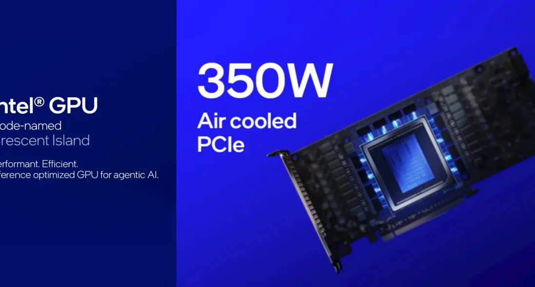 英特爾新月島 GPU規格：32個Xe3P核心，最高480GB LPDDR5X內存