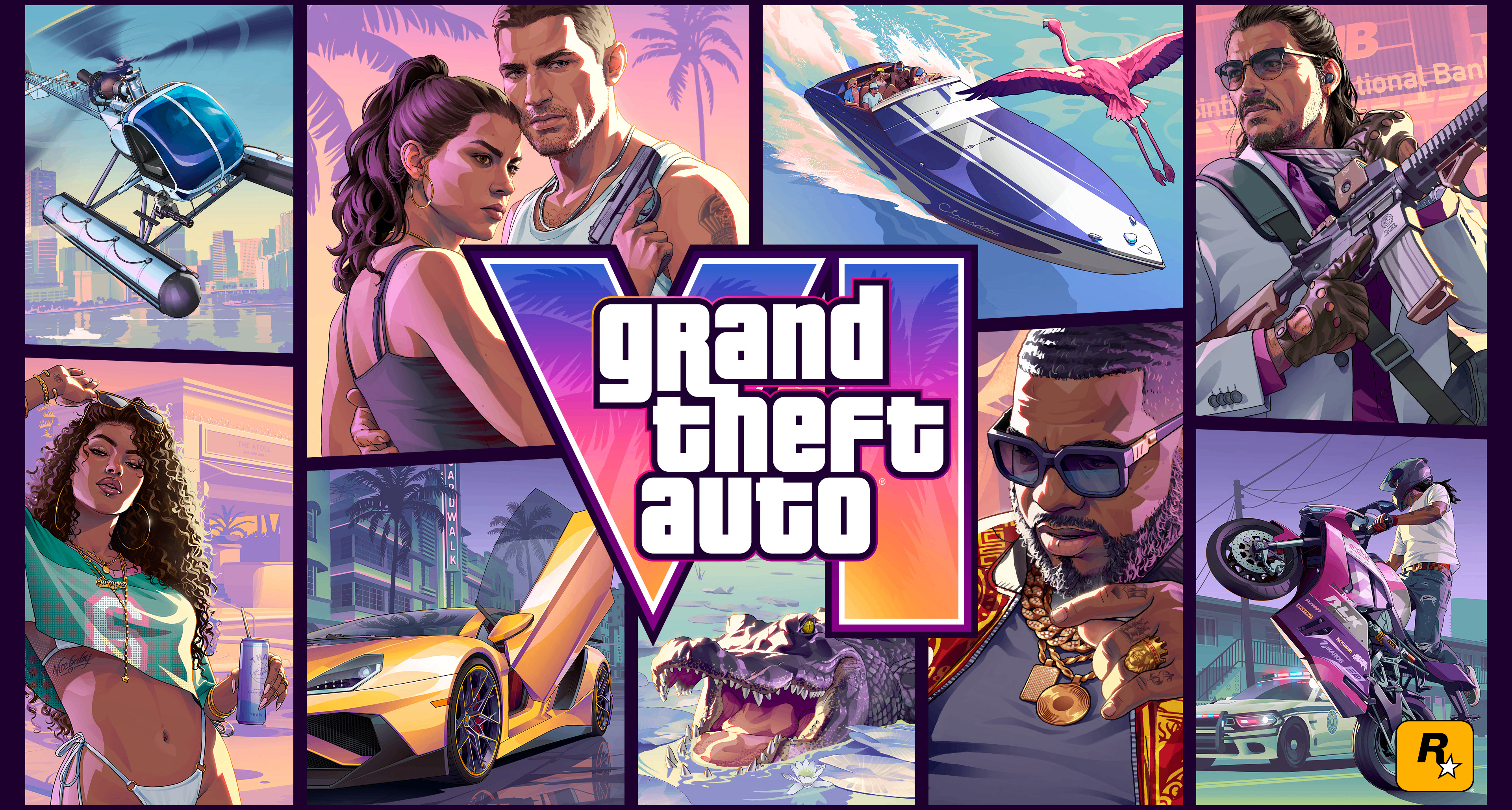《GTA6》第十六支泄露片段，黑客表示这个版本是近期泄露出来的