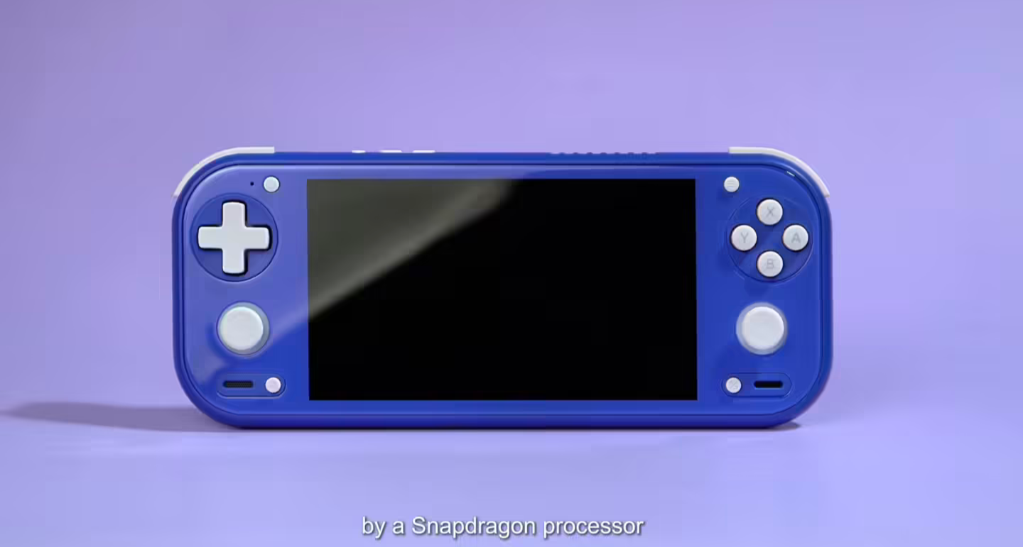 安伯尼克RG 55G1掌機曝光：外形酷似Switch Lite，搭驍龍G1 Gen 2