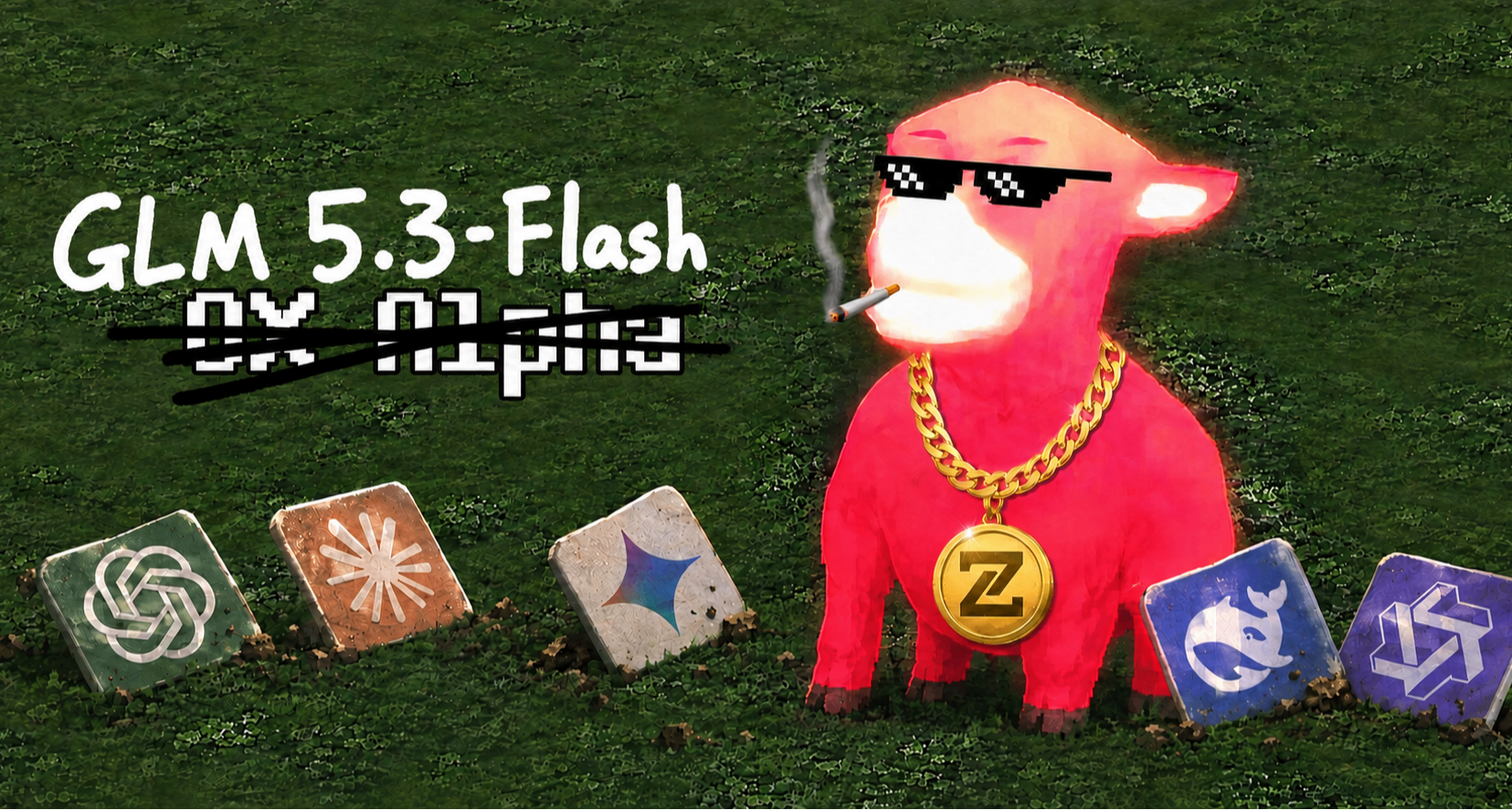牛來！摘面！GLM 5.3 Flash上線！