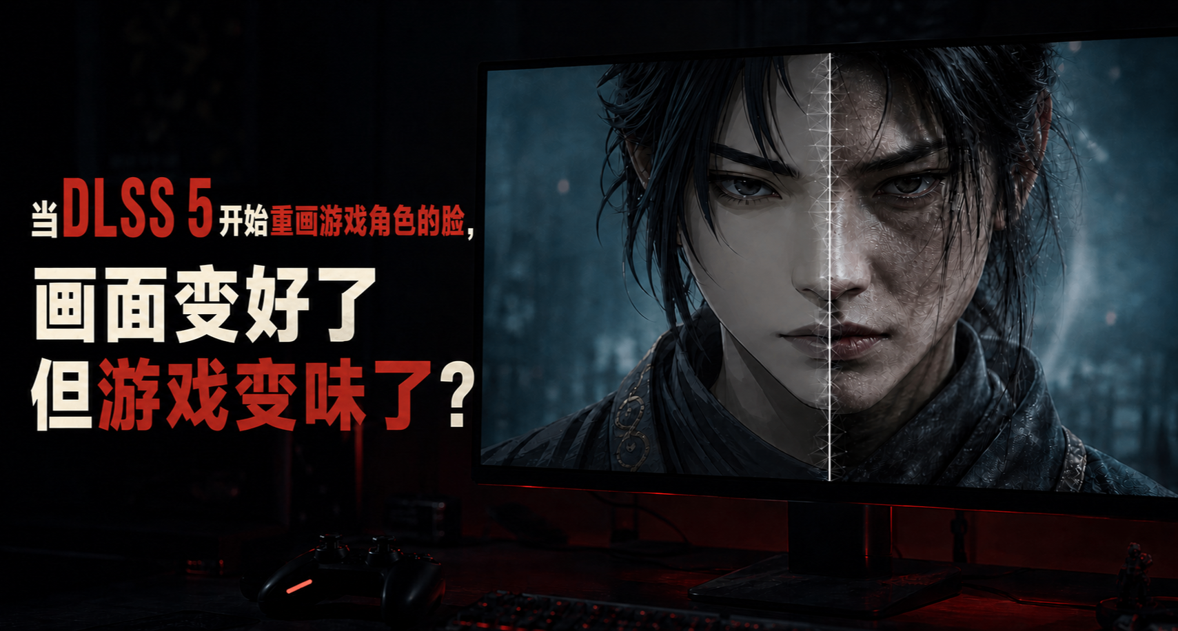当DLSS5开始重画游戏角色的脸， 画面变好了但游戏变味了？