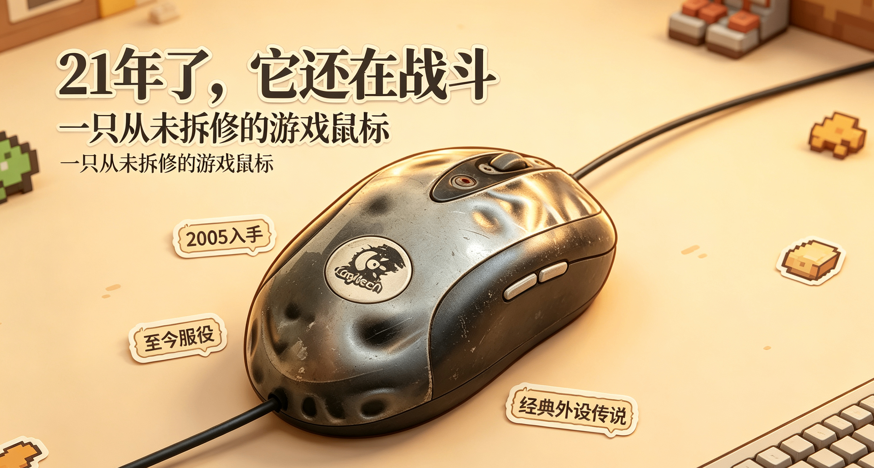 时光印记！海外网友晒出陪伴了自己21年的“罗技MX518”鼠标