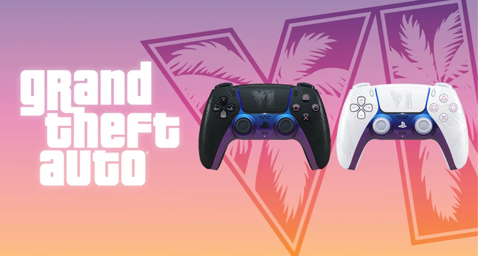 索尼发布《GTA6》限量版联名手柄，黑白配色，售价84.99美元