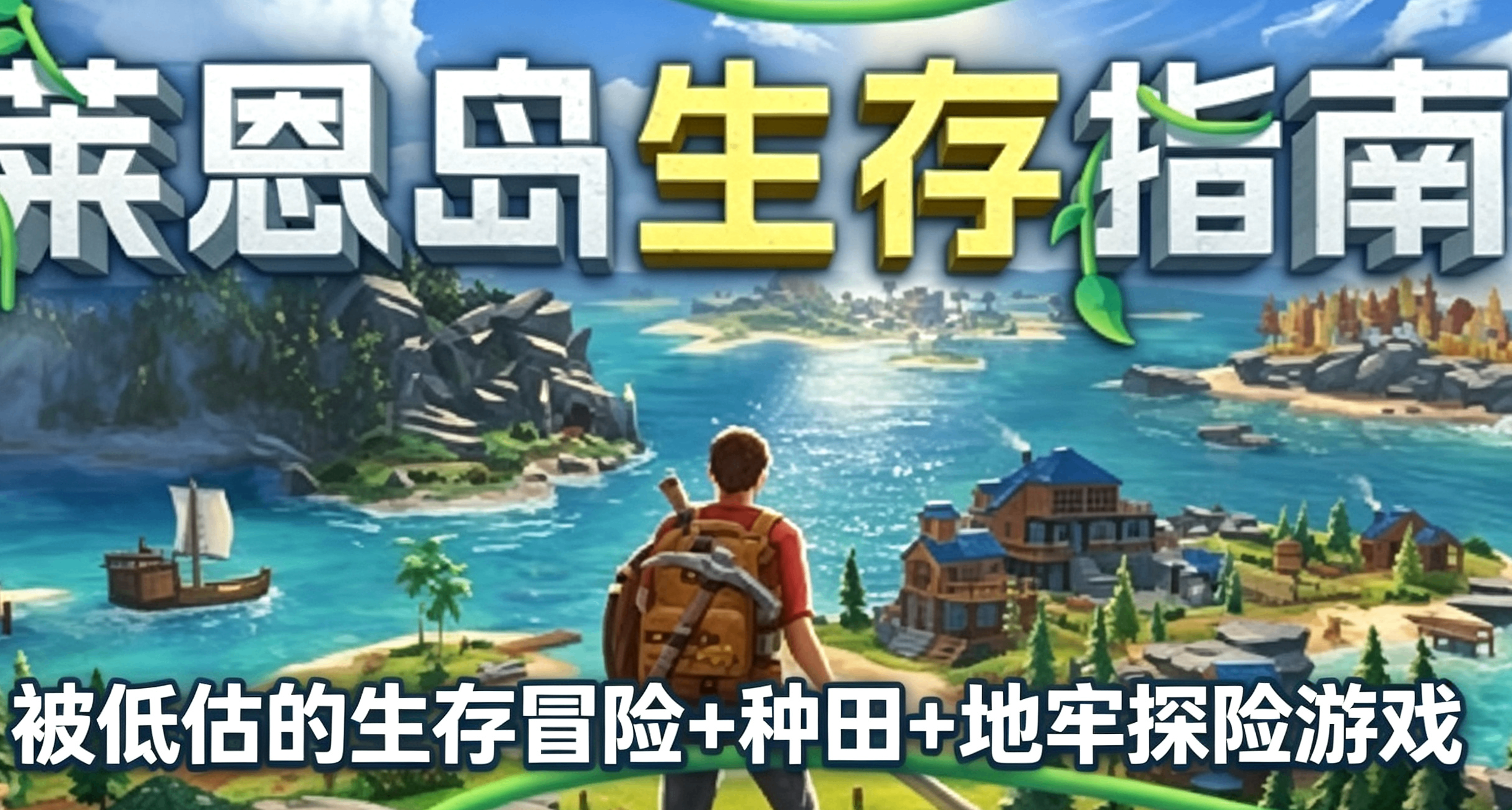 被低估的生存建造+种田+地牢探险游戏《莱恩岛生存指南》