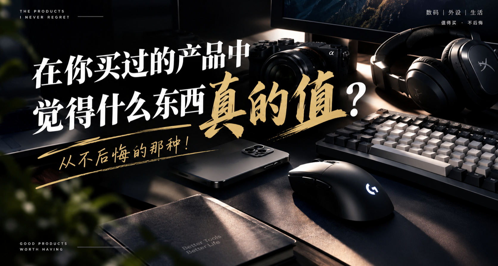 在你買過的產品中覺得什麼東西是真的值？從不後悔的那種。