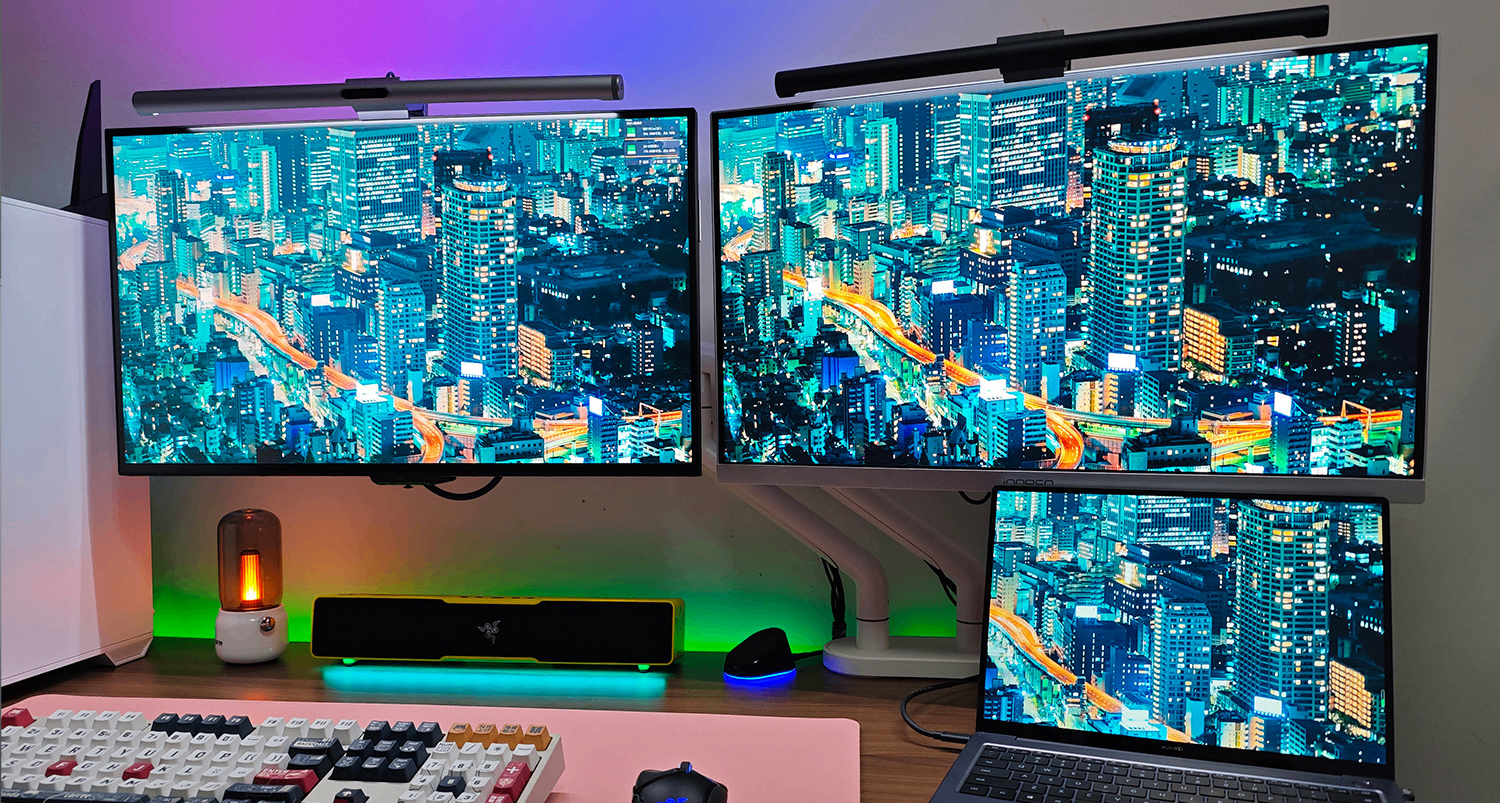 聊聊我用了2年半4K 160Hz MiniLED显示器 | 雷鸟U8+双屏桌搭