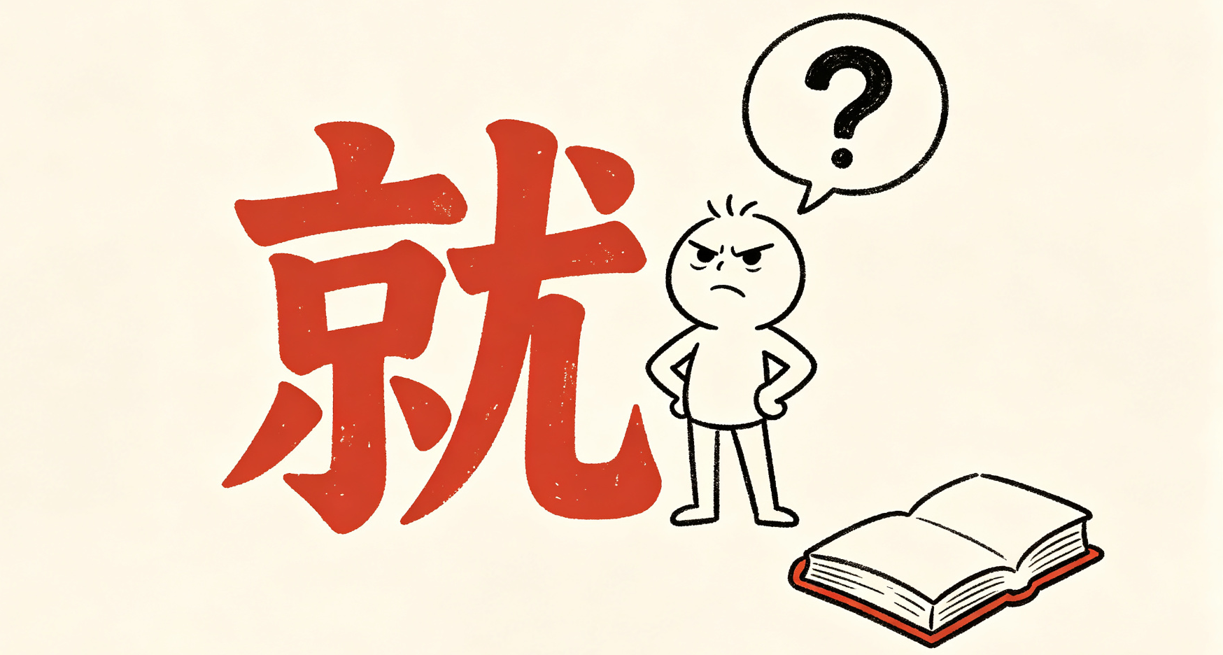 压到日本网友的，最后一个“就”字。