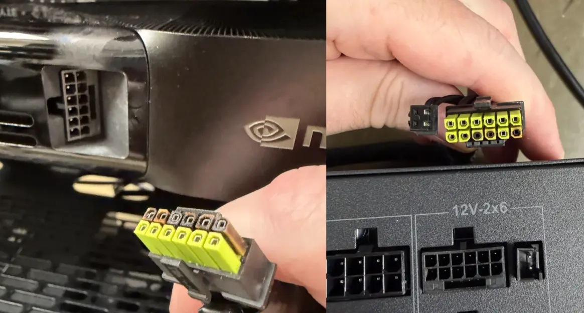 RTX PRO 6000再遇16針熔化，電源端燒穿