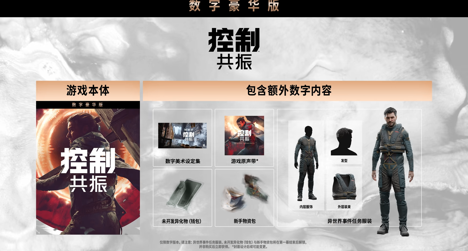 《控制：共振》PS5畫面規格公佈：兩種模式1440P60幀，2160P30幀
