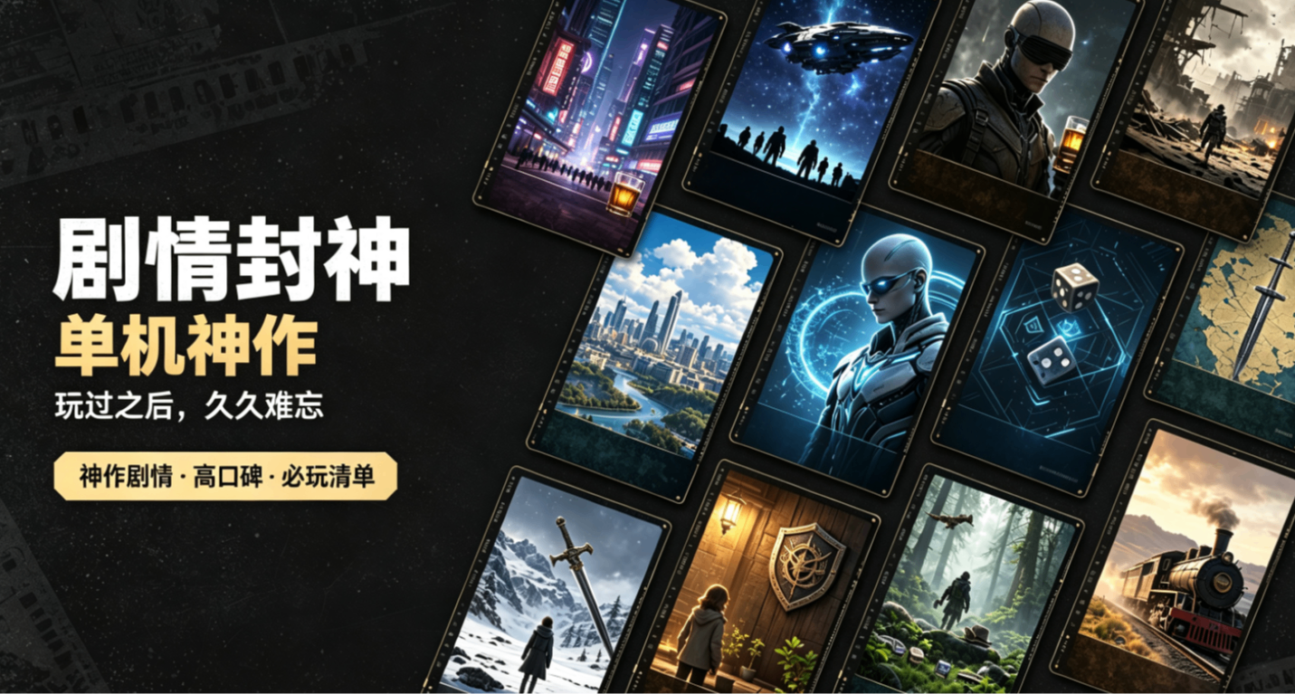 盤點幾款單憑劇情就稱得上神作的遊戲