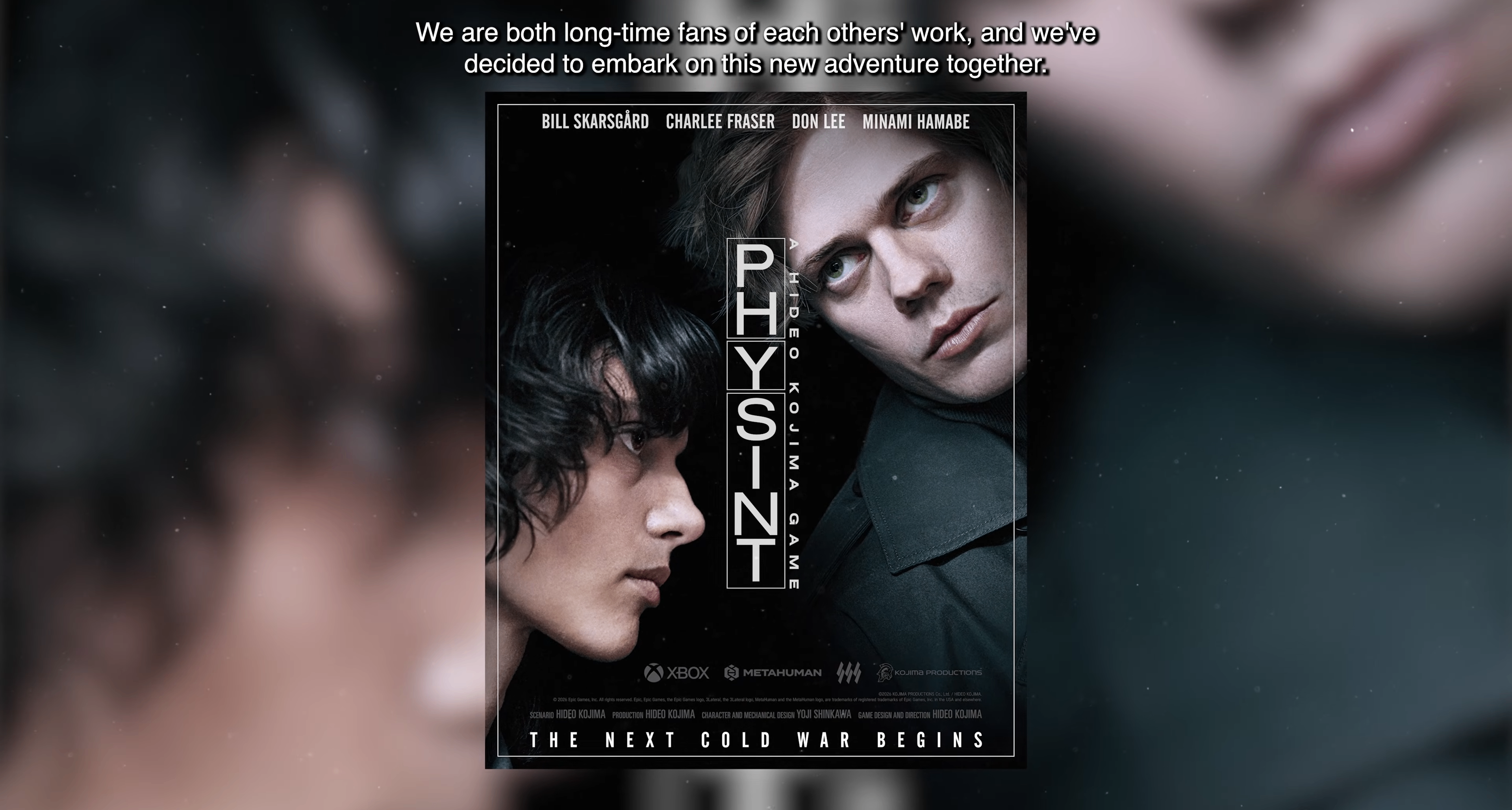 小島秀夫公佈《PHYSINT》主角演員，由比爾·斯卡斯加德飾演