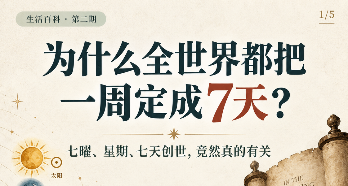 生活百科：第二集：爲什麼全世界都把一週定成7天？