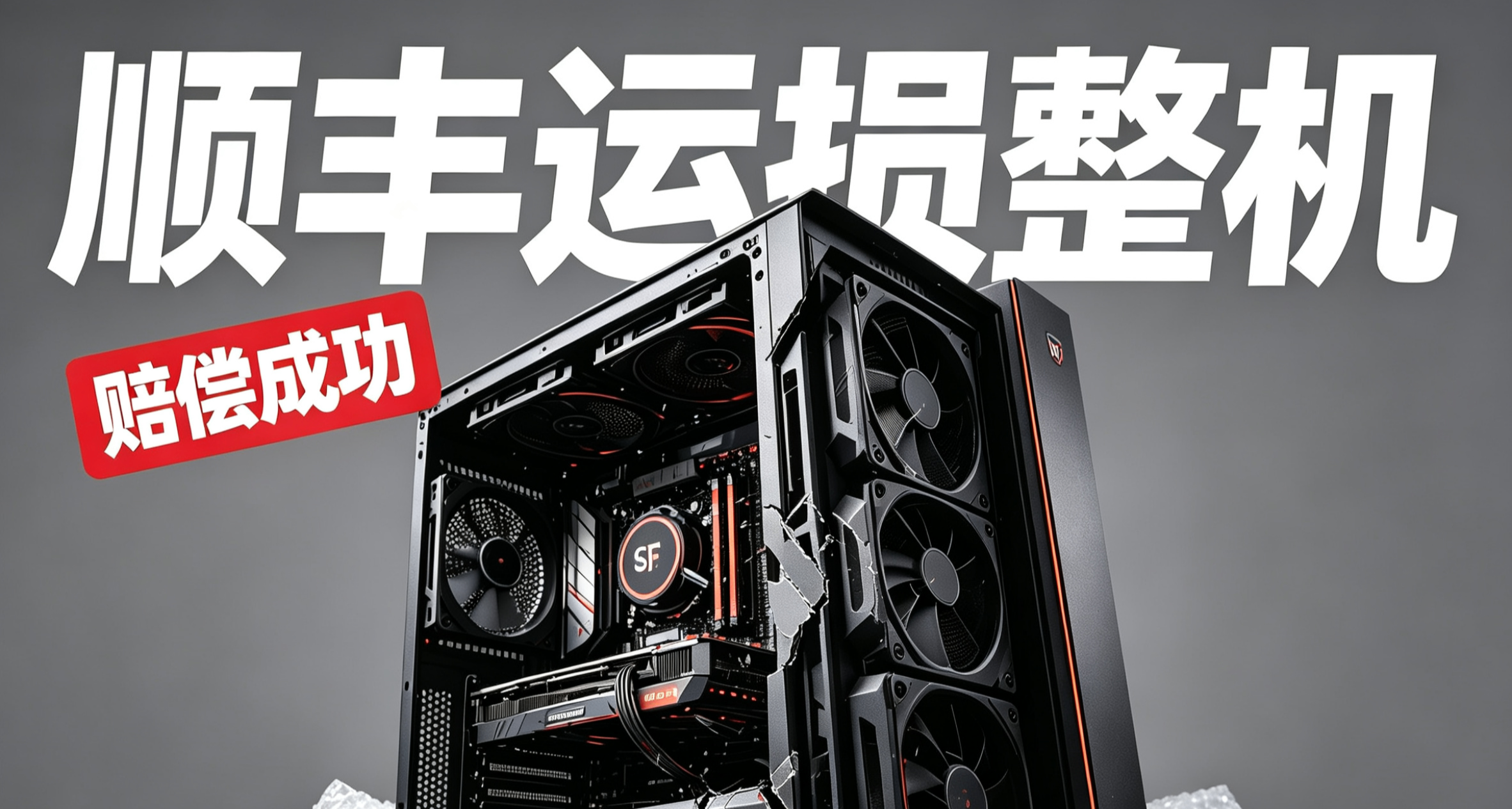 近 2 萬的整機順豐運損，賠付比想象中順利