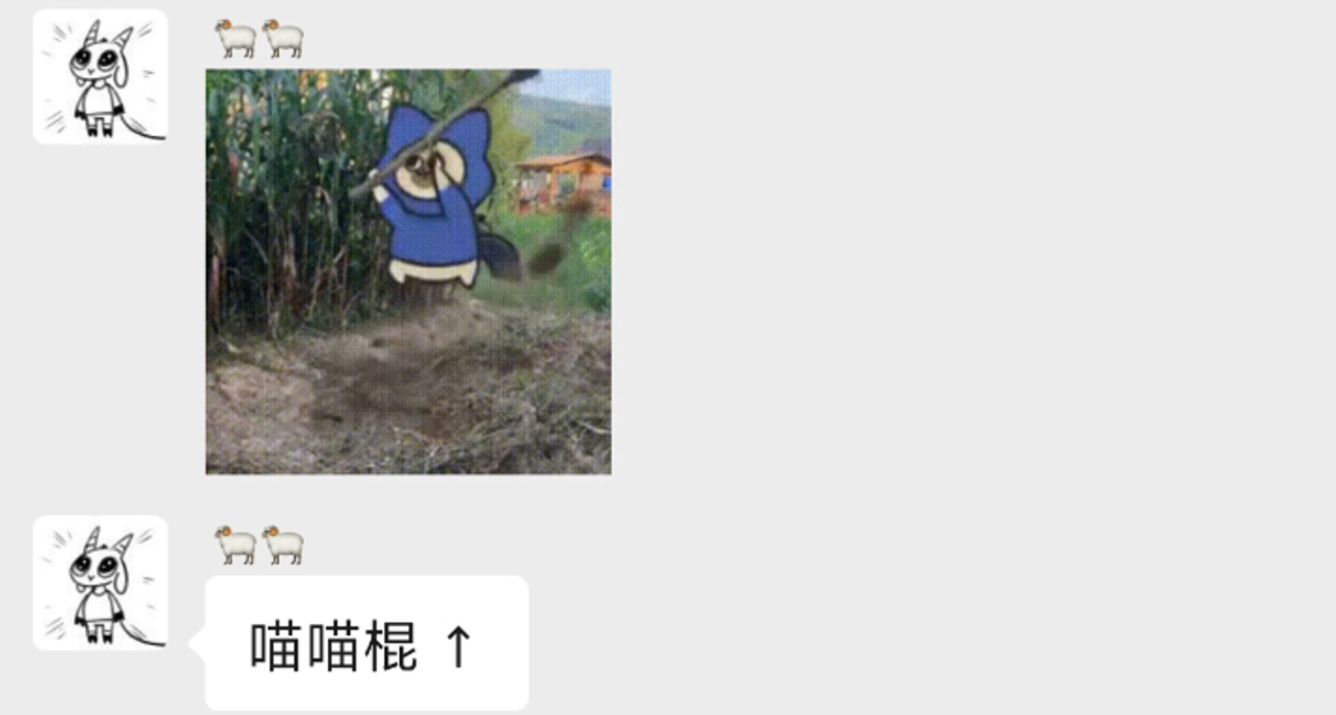 老大你們看這條棍子對嗎？