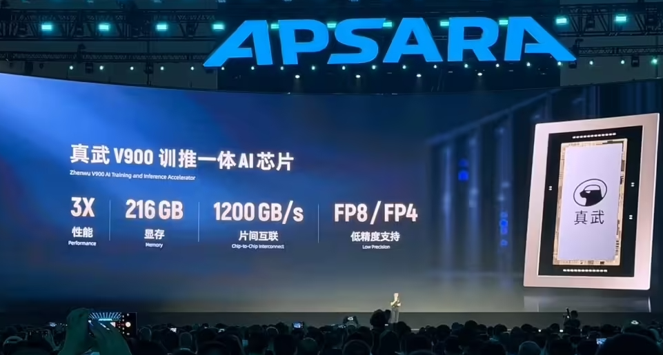 阿里亮出最强国产 AI 芯片：真武 V900 算力暴涨 3 倍