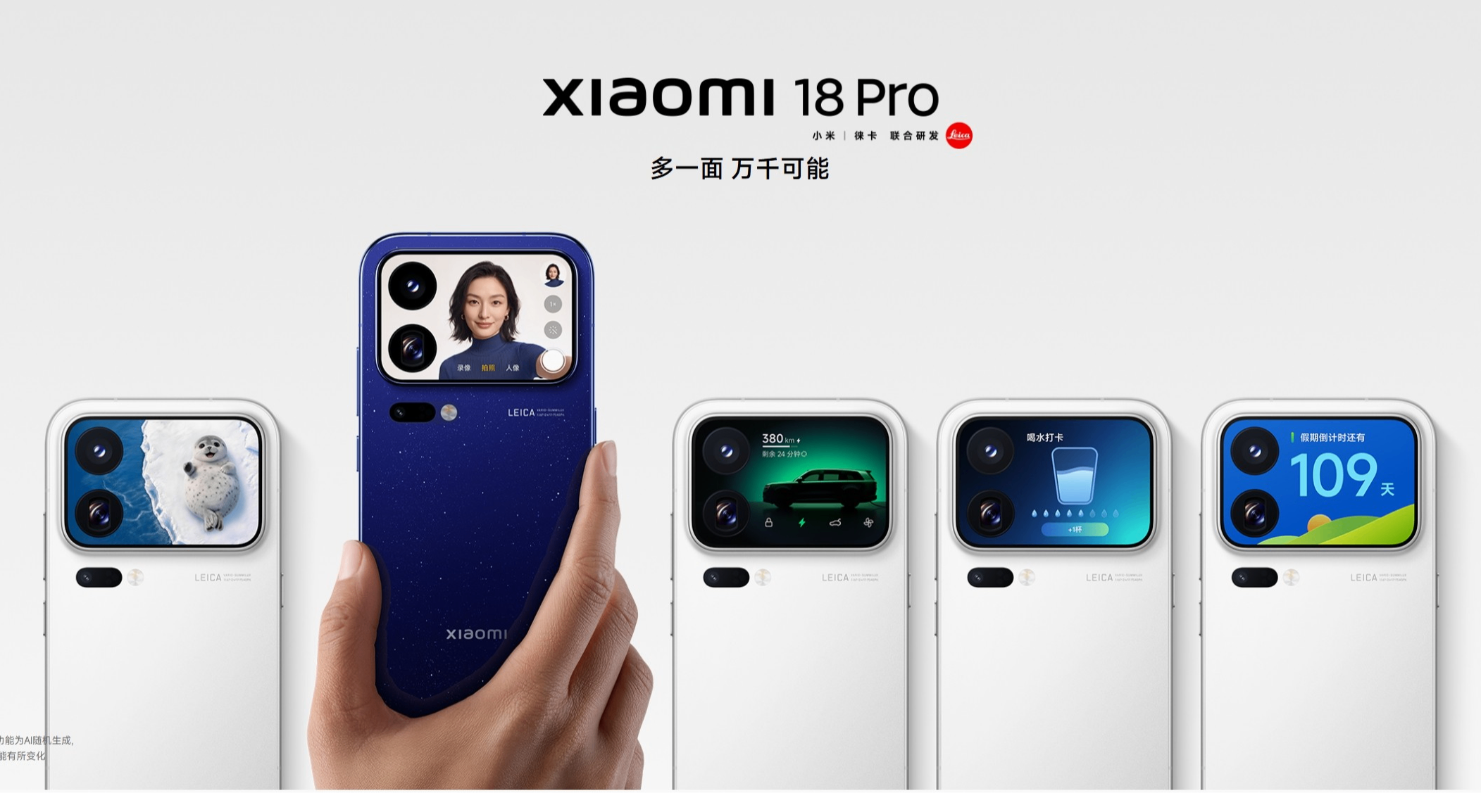 5999起！小米18 Pro 系列發佈：首發驍龍8E6+防窺屏+雙2億像素