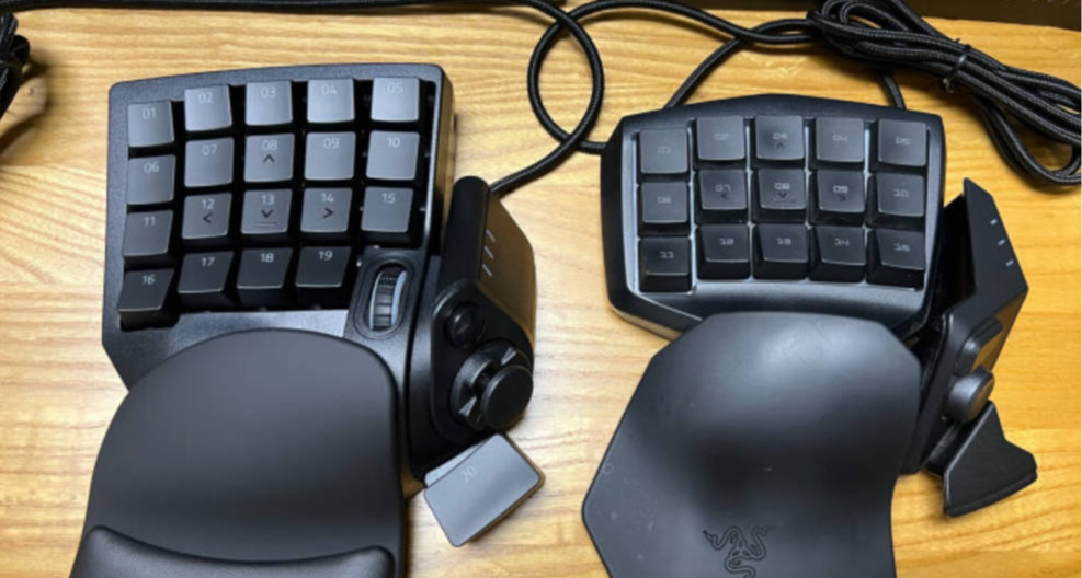 DOTA2时代的眼泪，“老”外设战力依旧：Razer塔洛斯魔蝎单手键盘