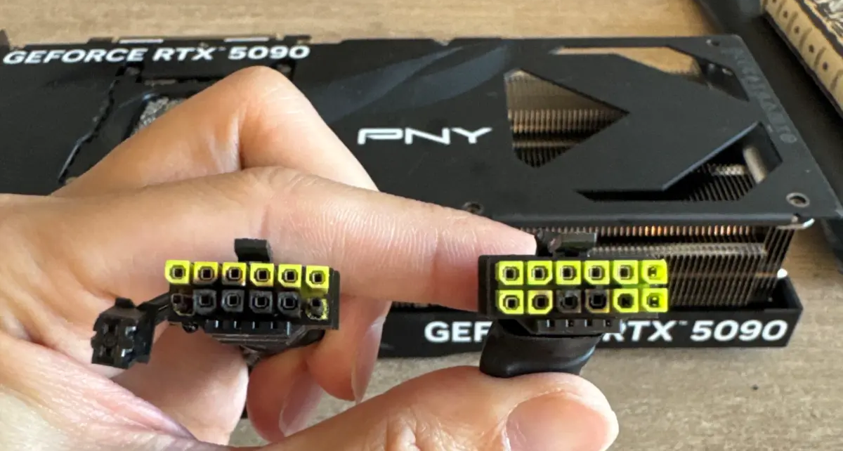 PNY拒絕RTX 5090熔化保修：稱未用原裝線
