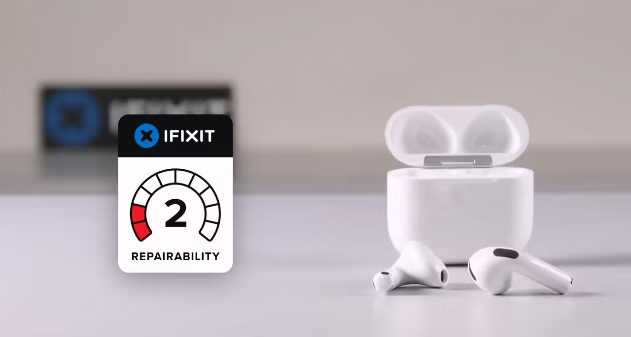 iFixit拆解AirPods 5：十年來首次不是0分，可維修性2分