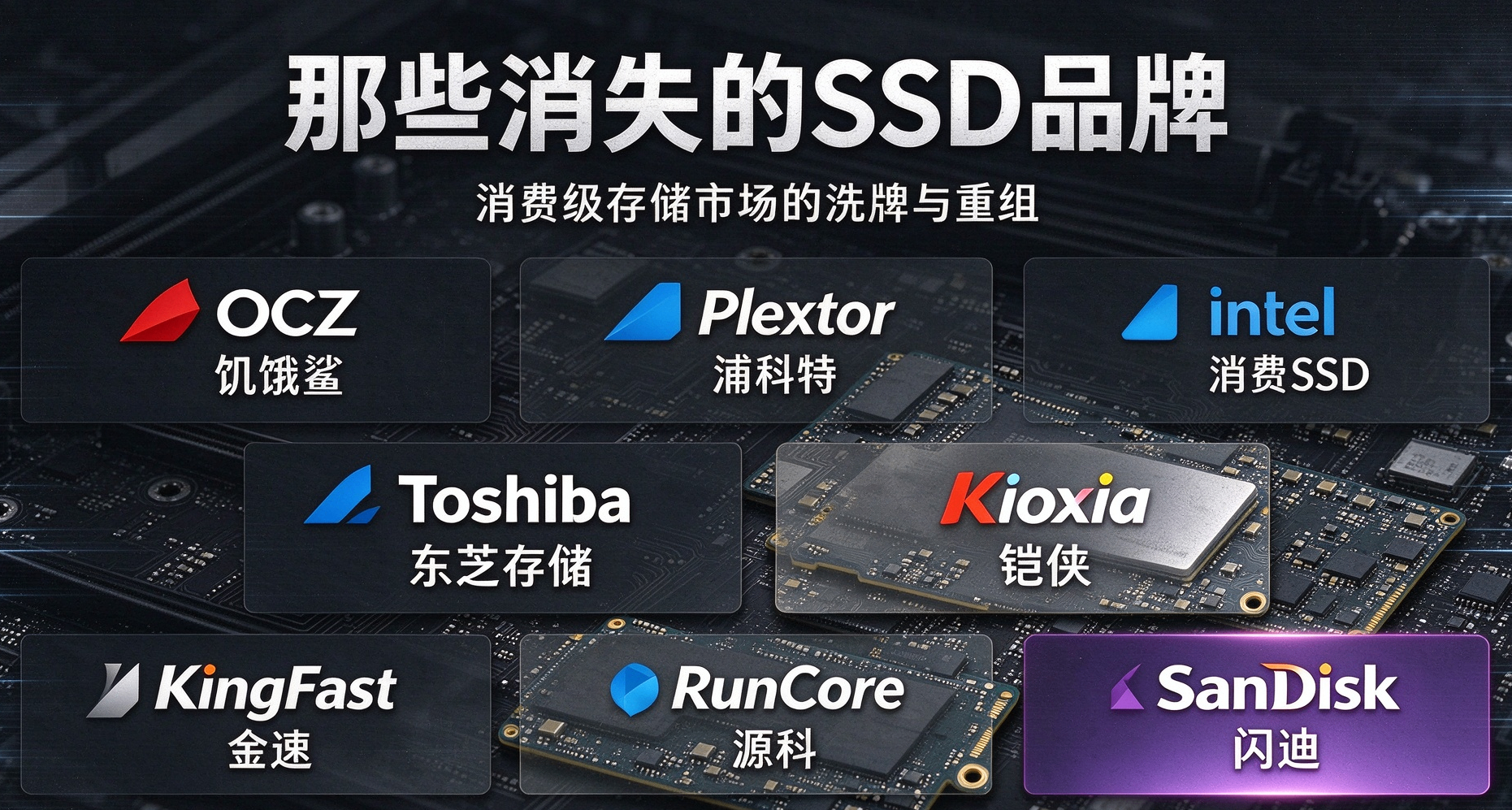 忆往昔：消失的固态硬盘品牌