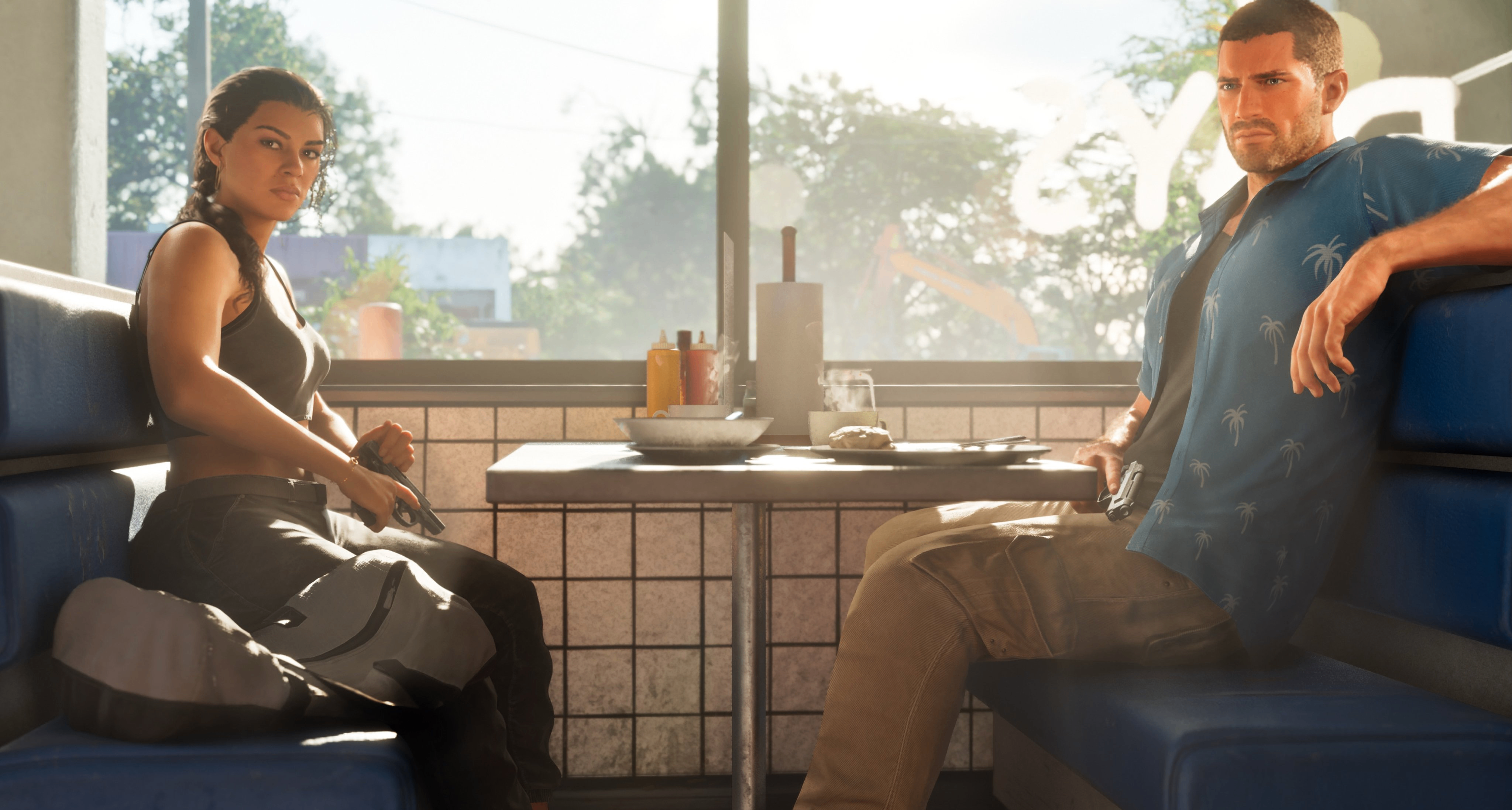 《GTA6》公佈四張新截圖和一張新美術圖