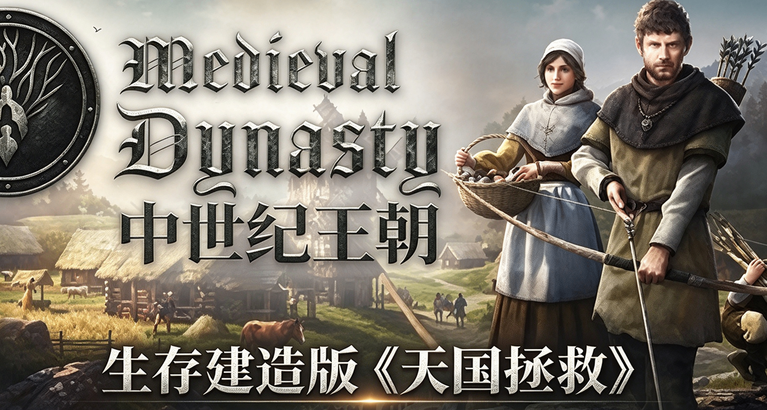 生存建造版《天國拯救》戰亂之下，你持劍戰鬥，我隱世建房！