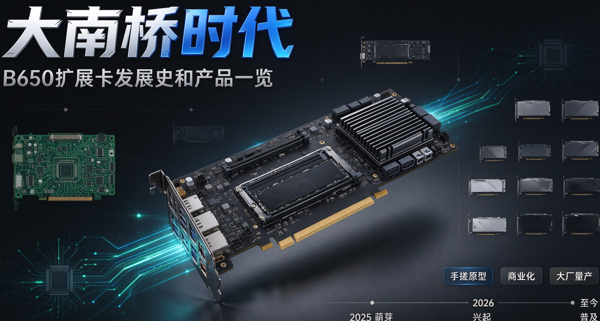 大南桥时代：B650扩展卡发展史和产品一览