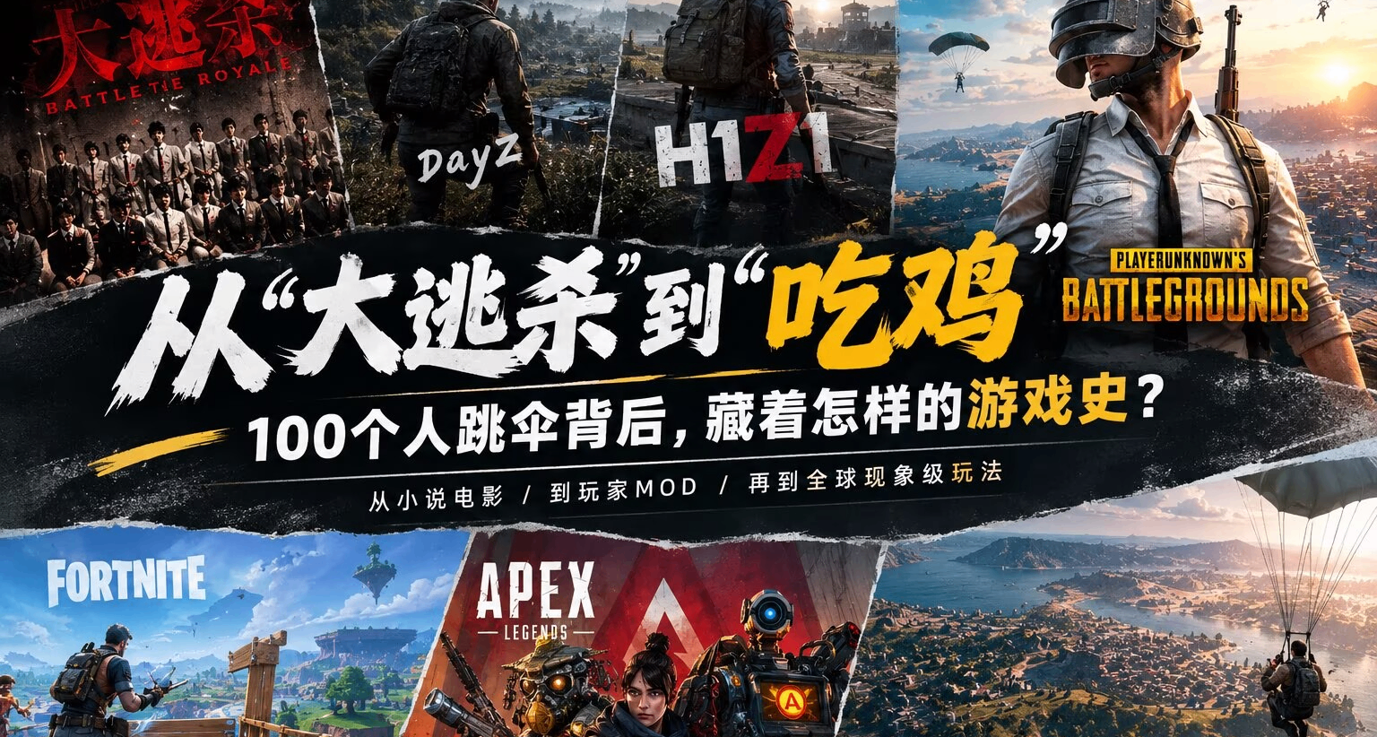 从“大逃杀”到“吃鸡”：一部电影到改变整个游戏行业