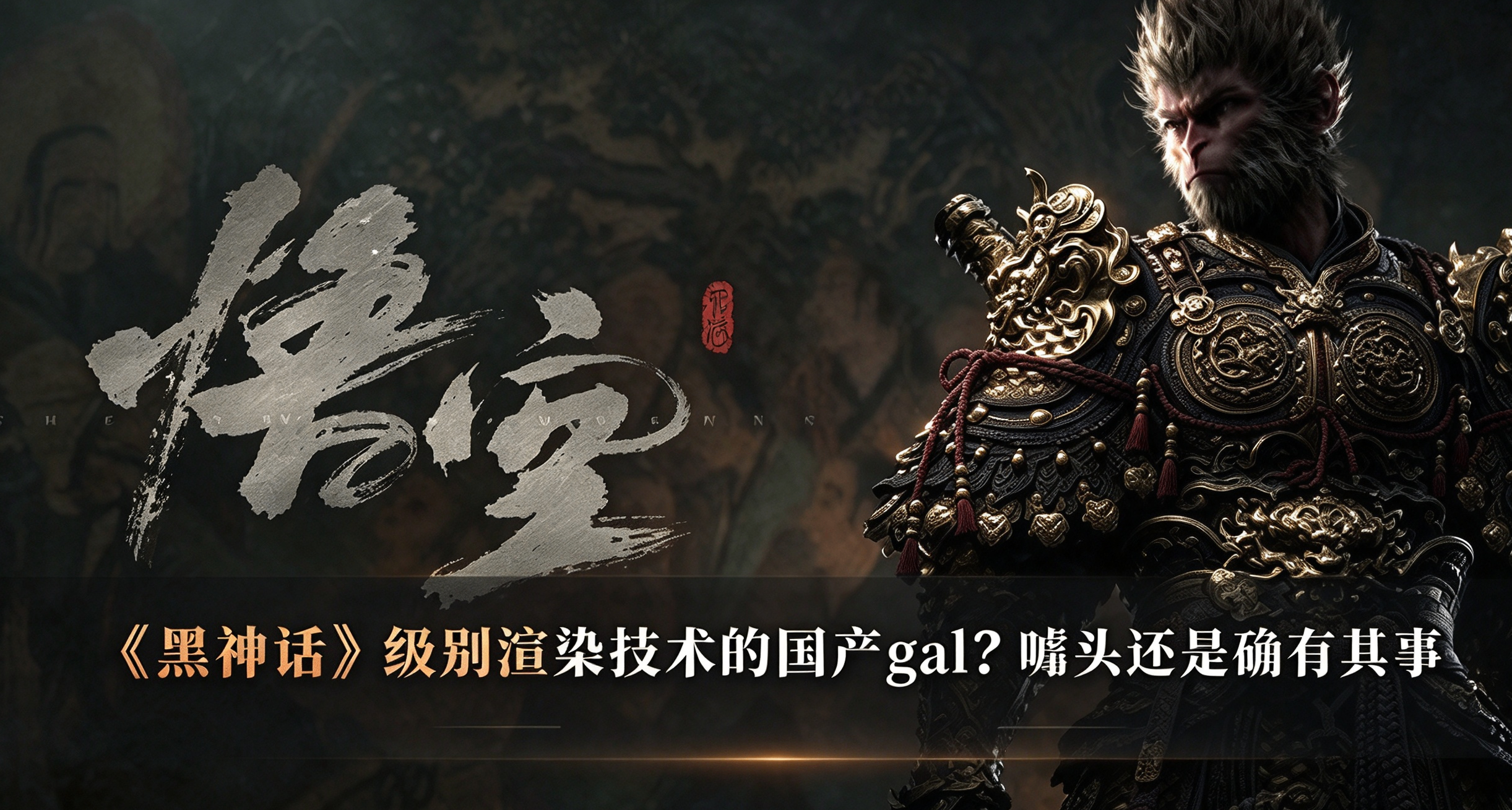 國產gal號稱《黑神話》級別渲染技術？蹭熱度還是確有其事？